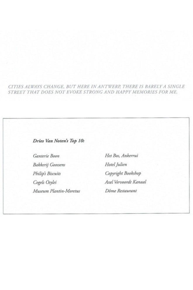 Dries Van Noten’s Antwerp