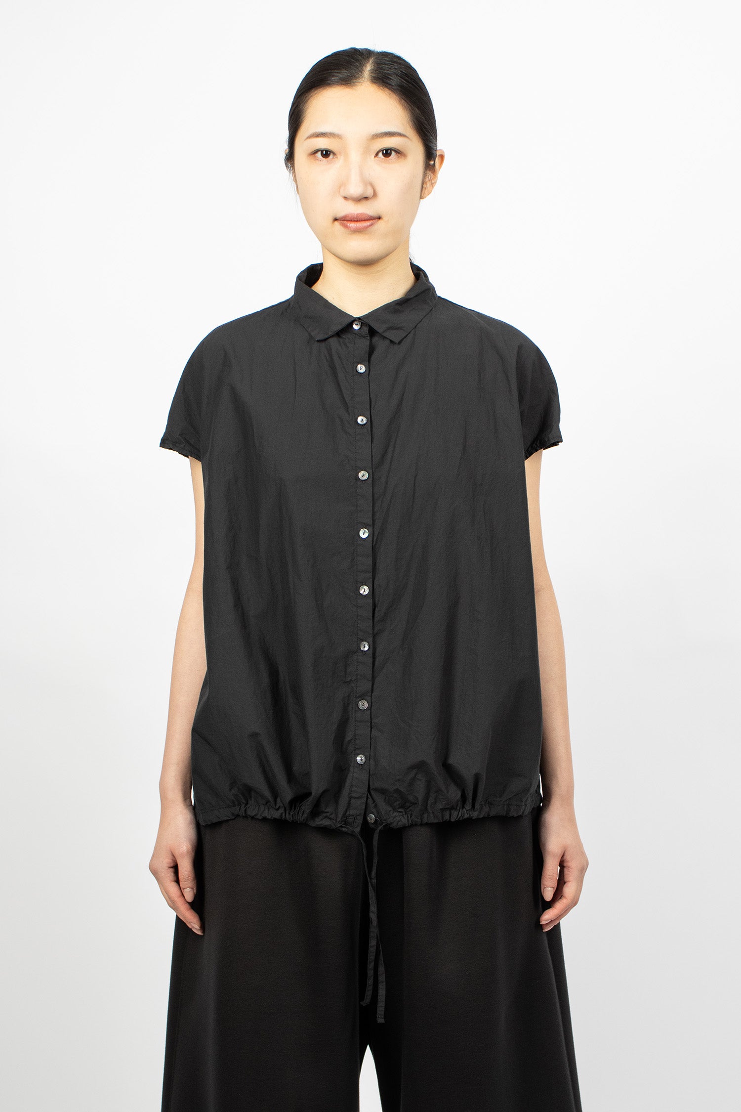 12_143 Short Sleeveless Shirt TC Black