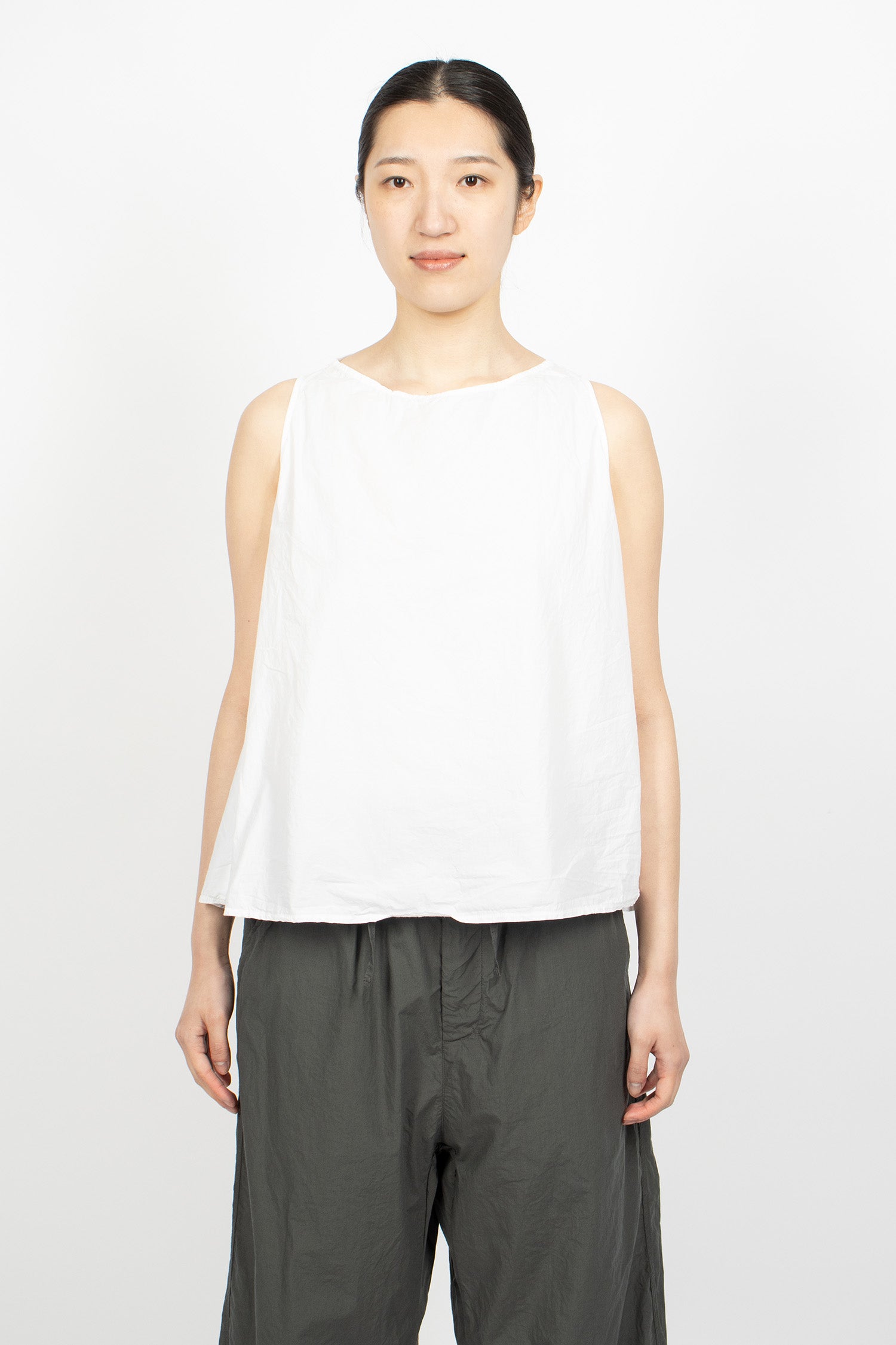1654 Sleeveless Top TC White
