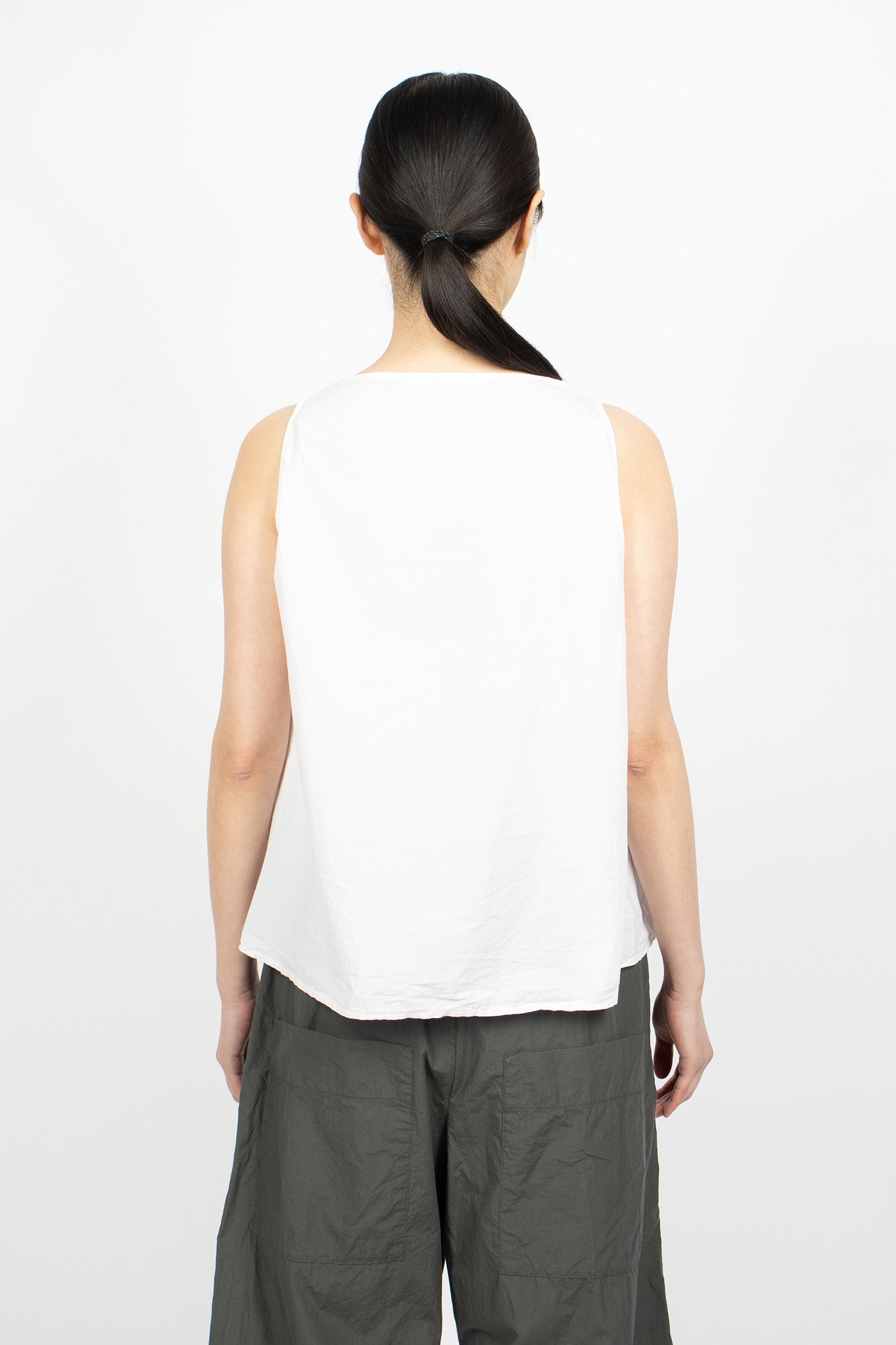 1654 Sleeveless Top TC White