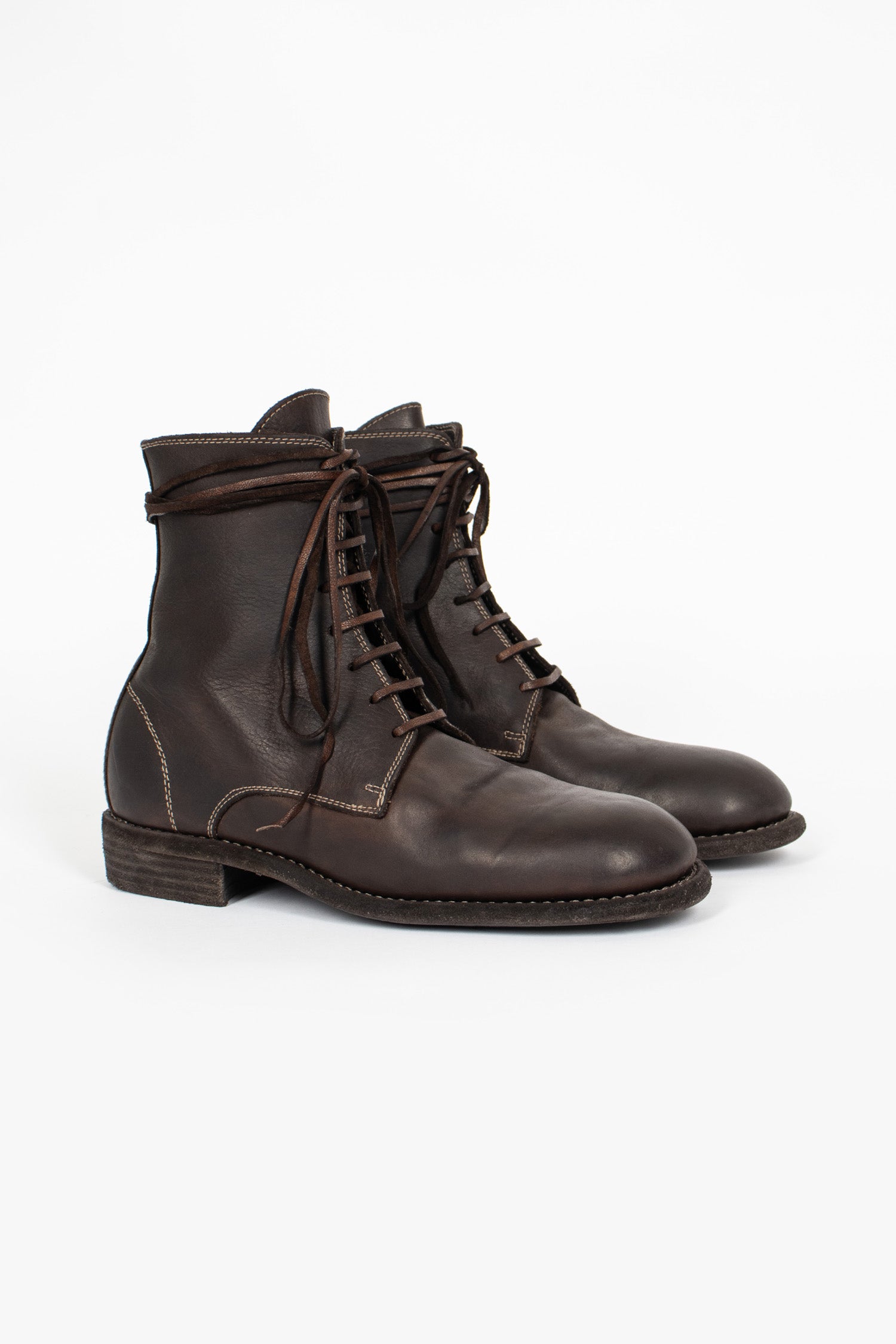 995 Laced Up Boot CV60T Dark Brown