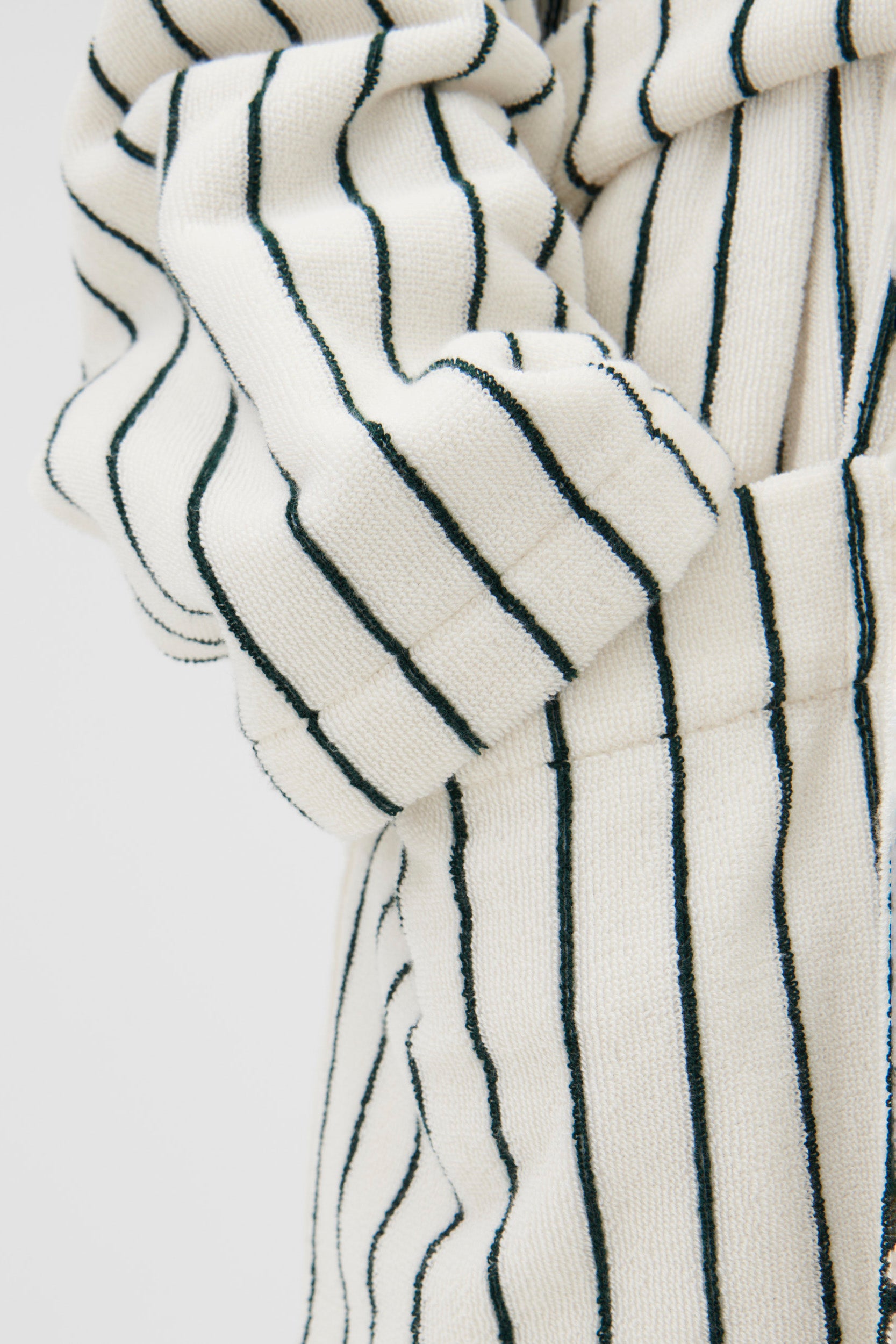 Hooded Bathrobe Racing Green