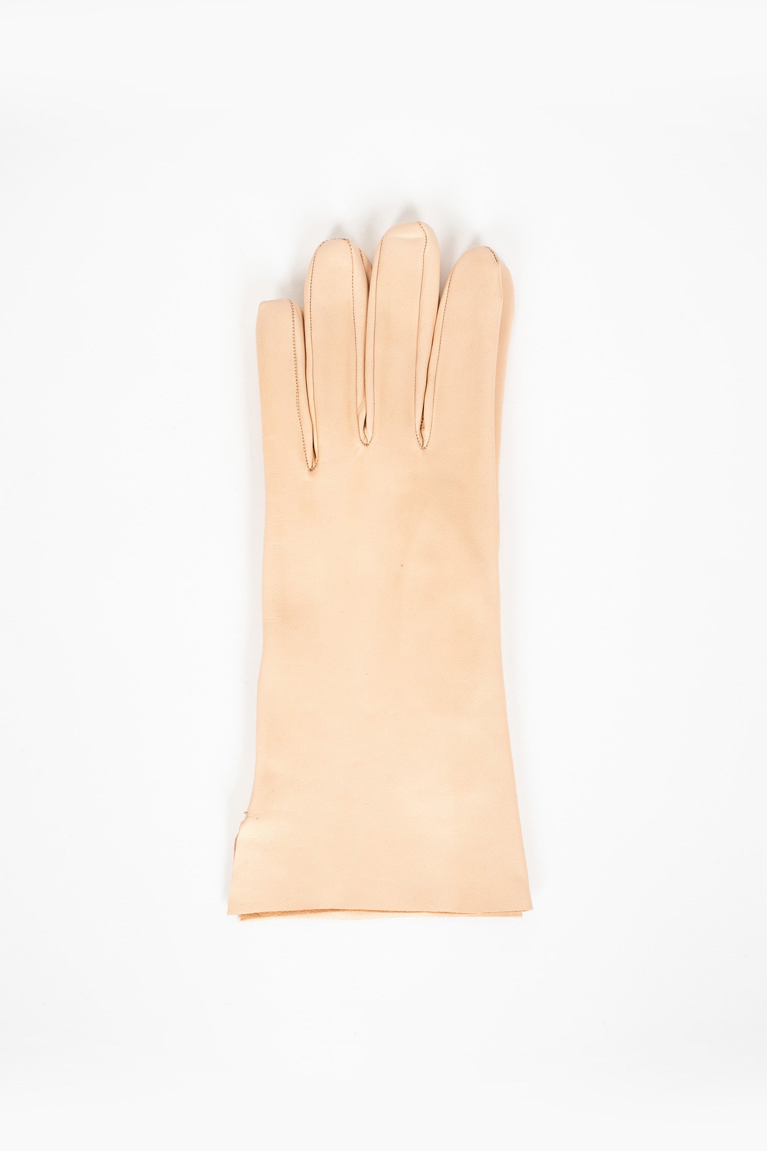 Leather Gloves Pink Powder