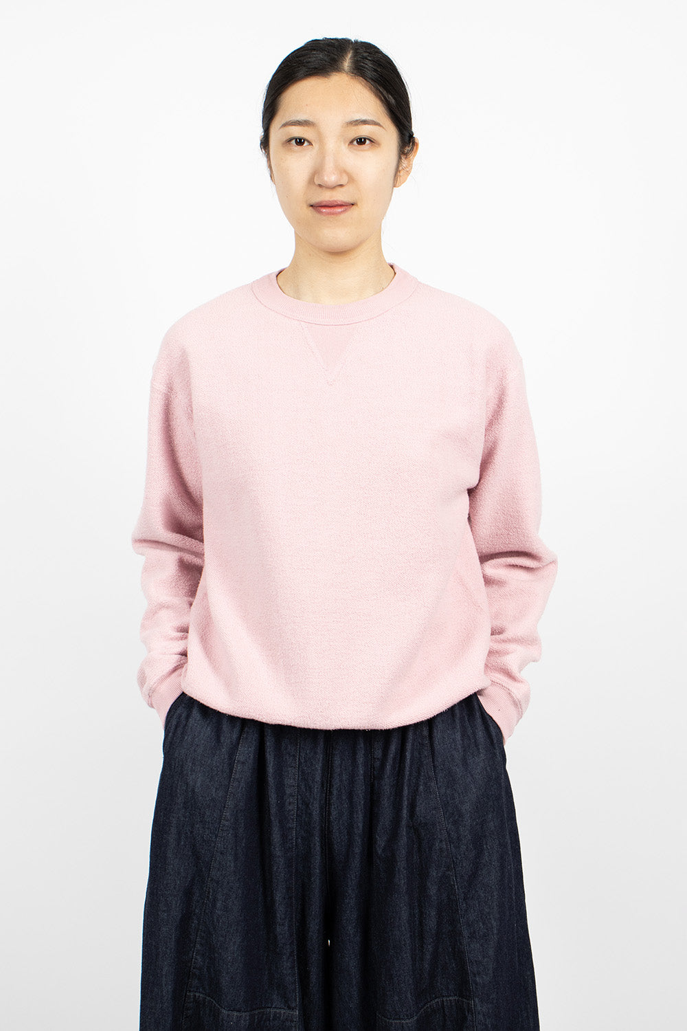 Hina Crew Neck Sweatshirt Bleached Mauve