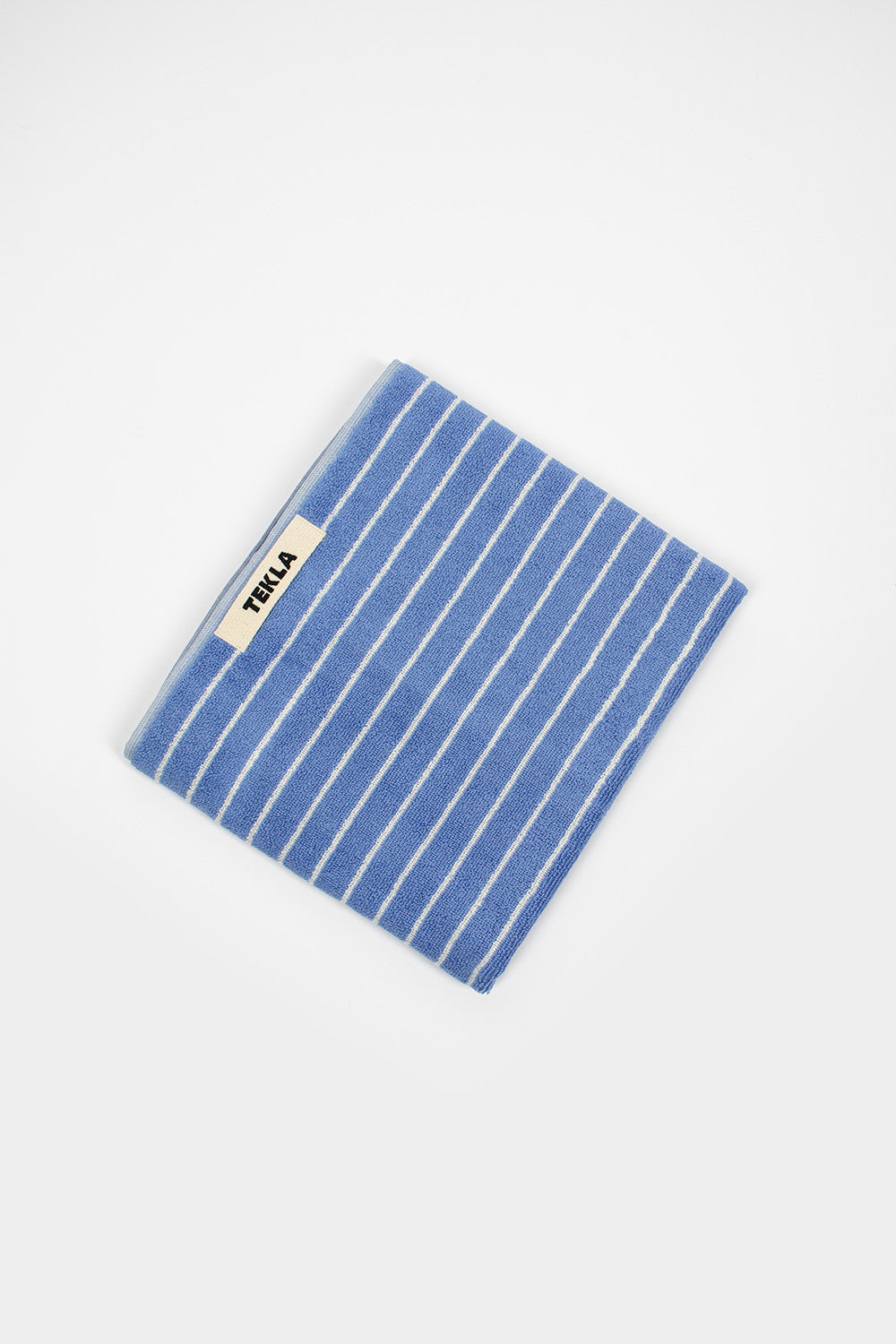 Terry Hand Towel Clear Blue Stripes