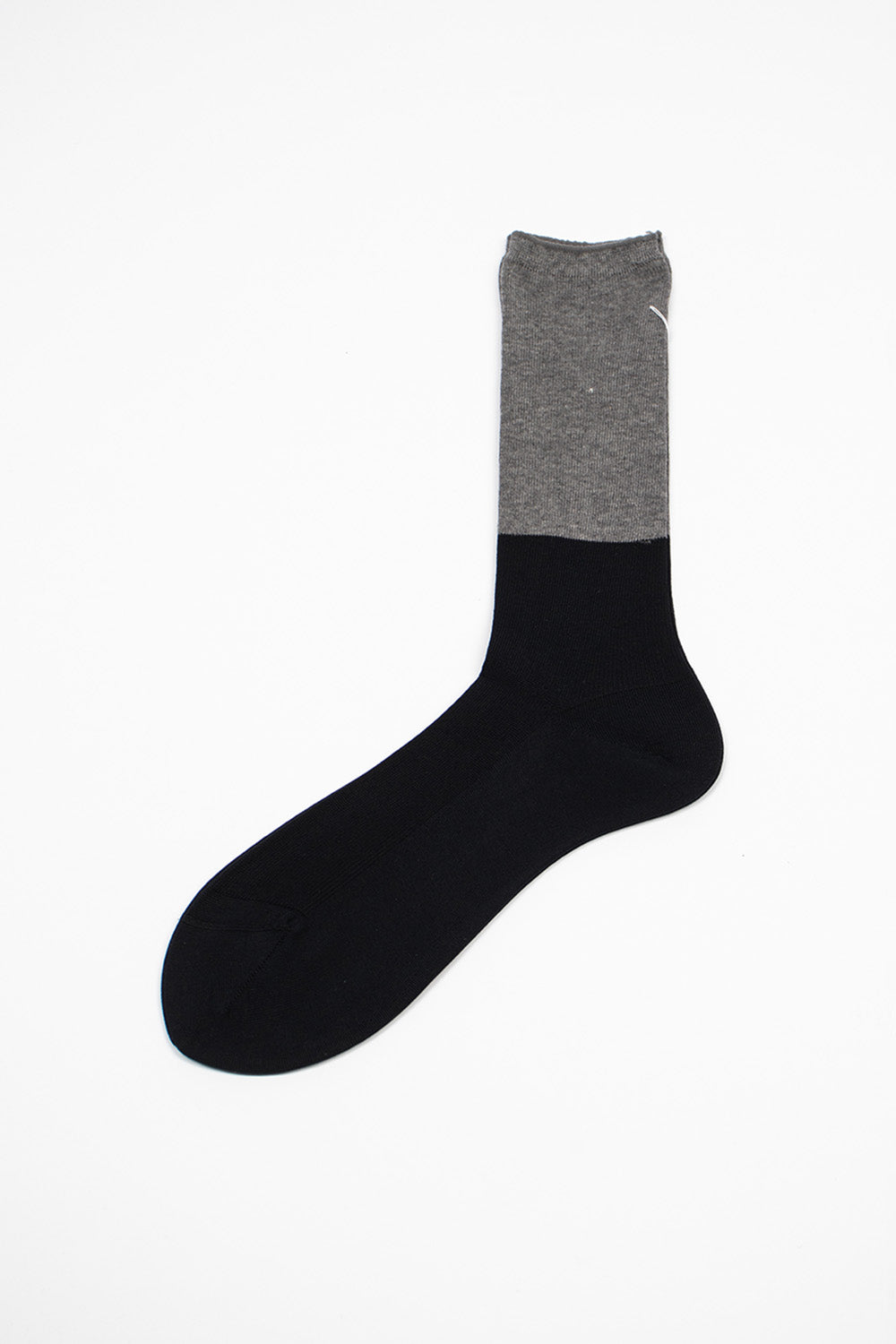 ANP-92L Two Tone Socks Black/Mix Grey