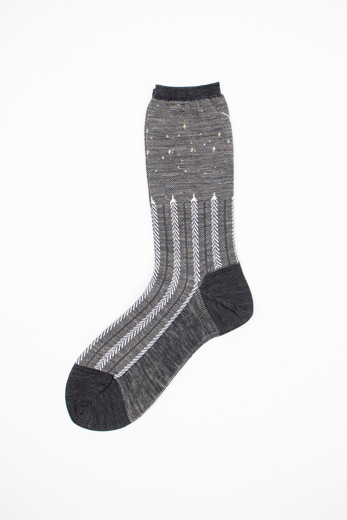AM-349A Herringbone Socks Grey