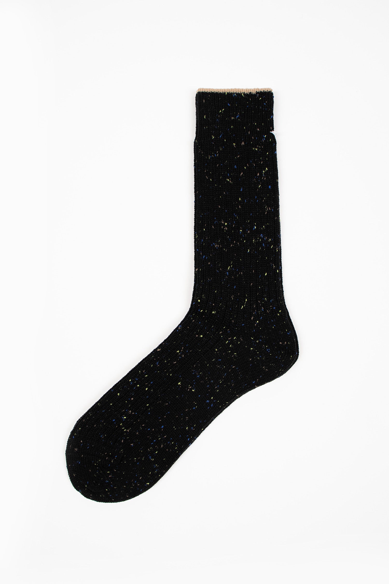 HA-26 Nep Rib Socks Black