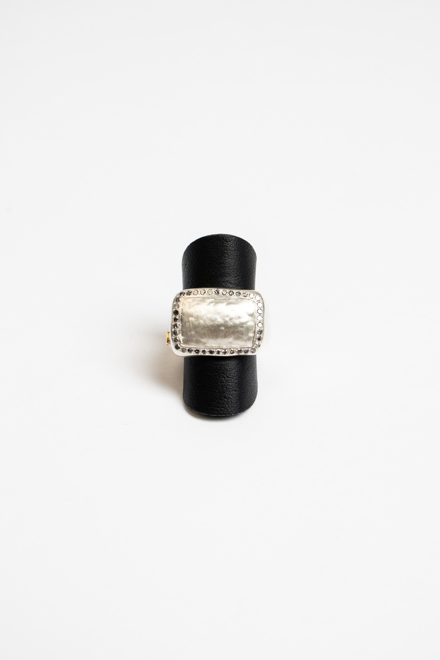 Nasma Ring Silver/Icy Grey Diamond
