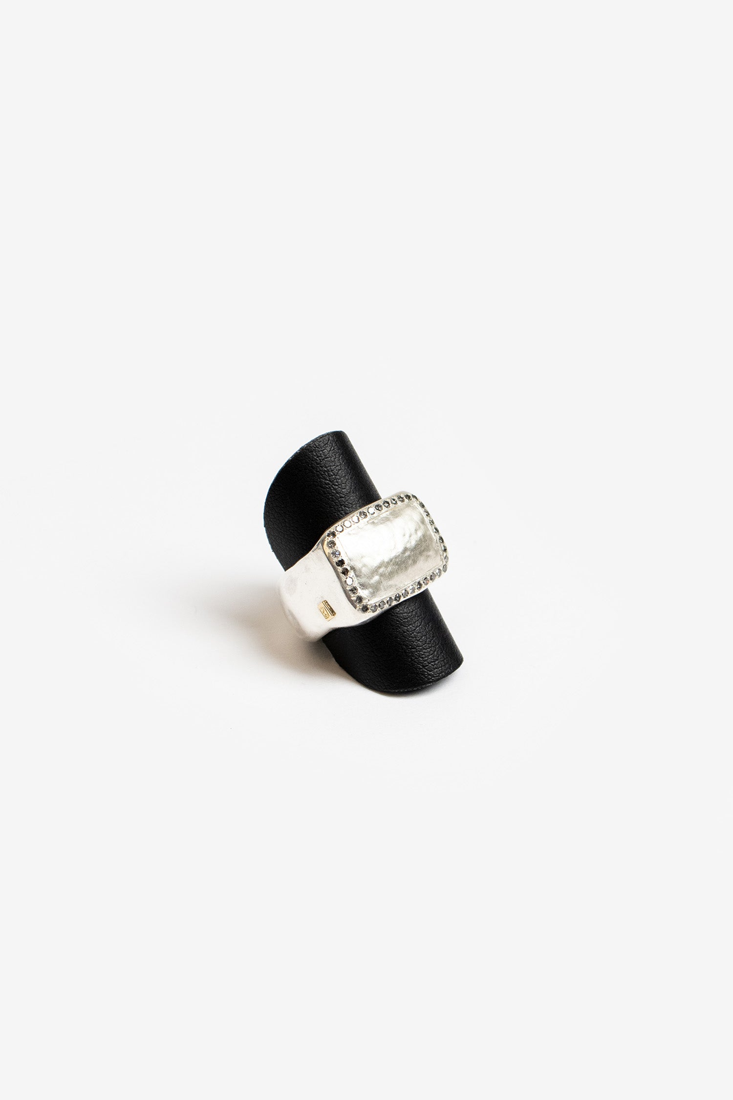 Nasma Ring Silver/Icy Grey Diamond