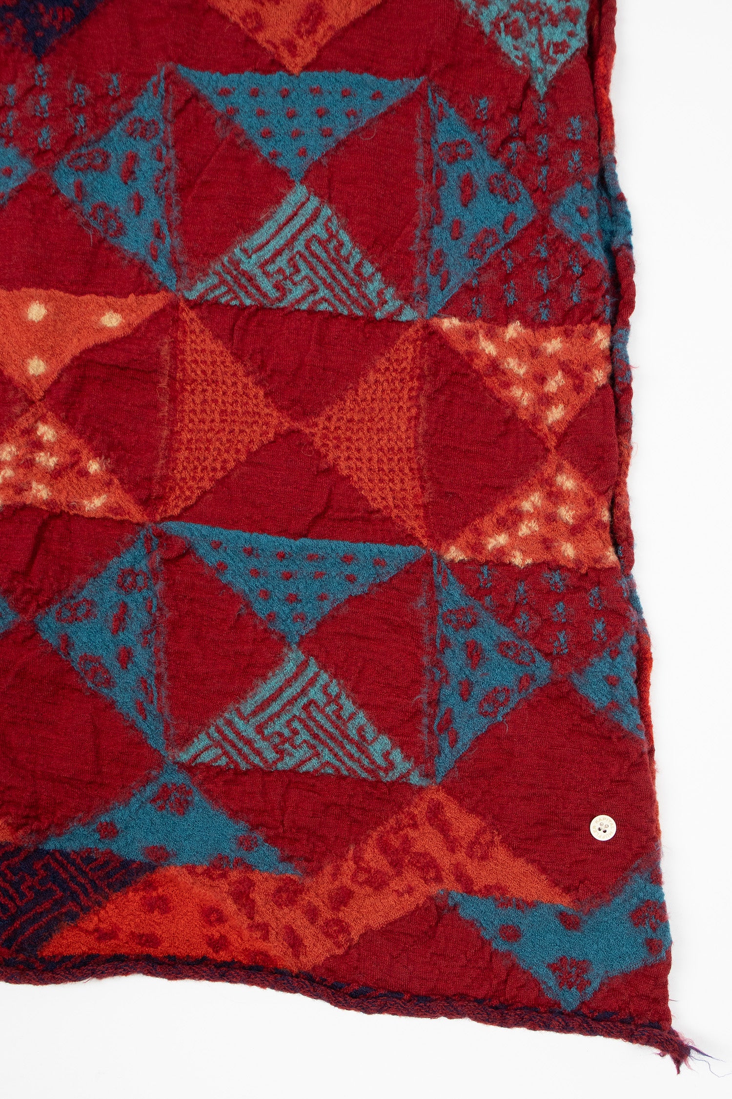 IDG-REG Patchwork Scarf Red