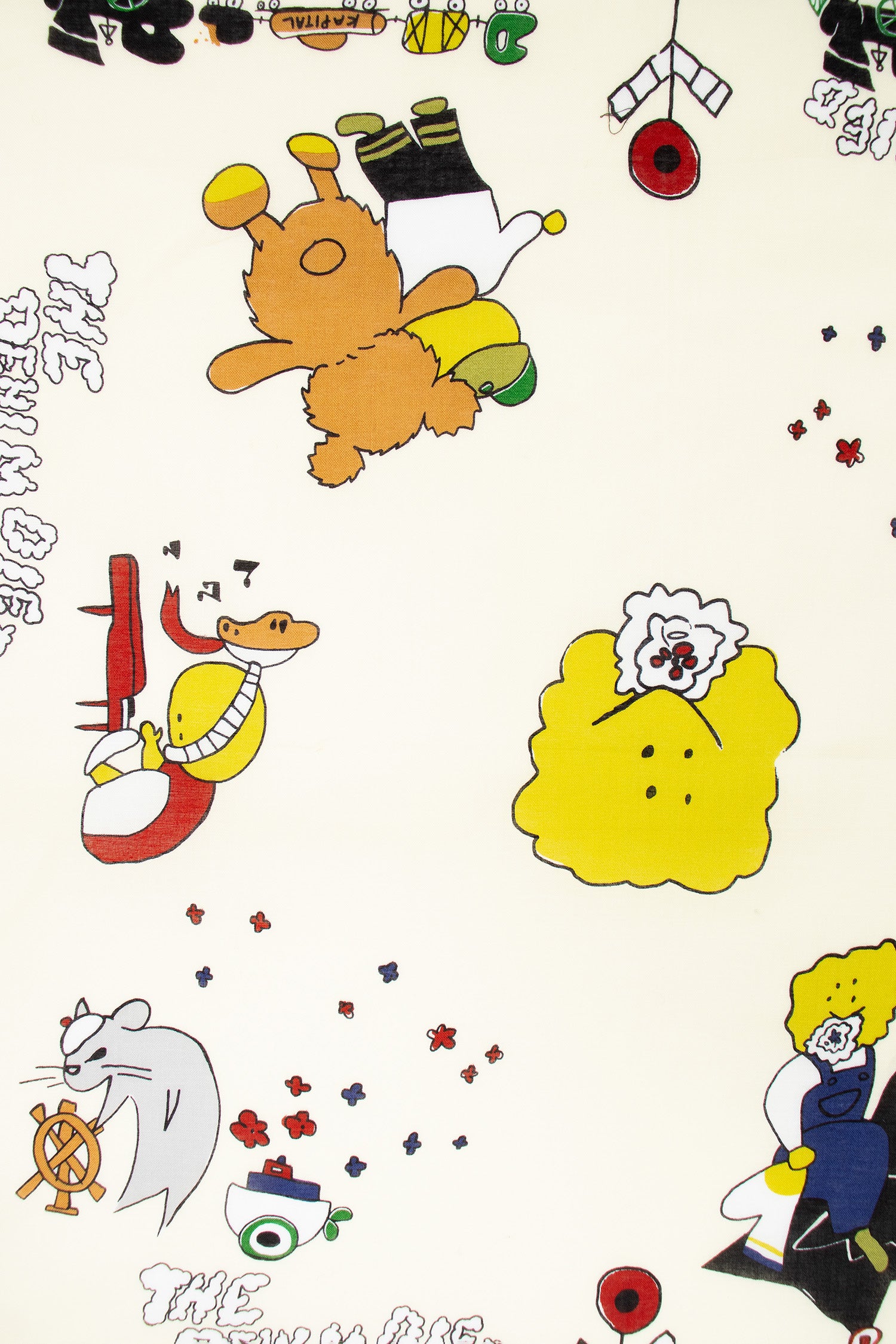 Peckish Rainbowy Park Bandana Green