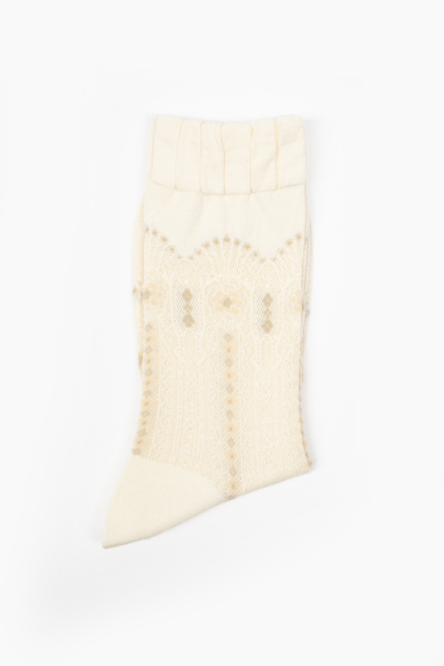 AM-689B Lace Fun Socks White