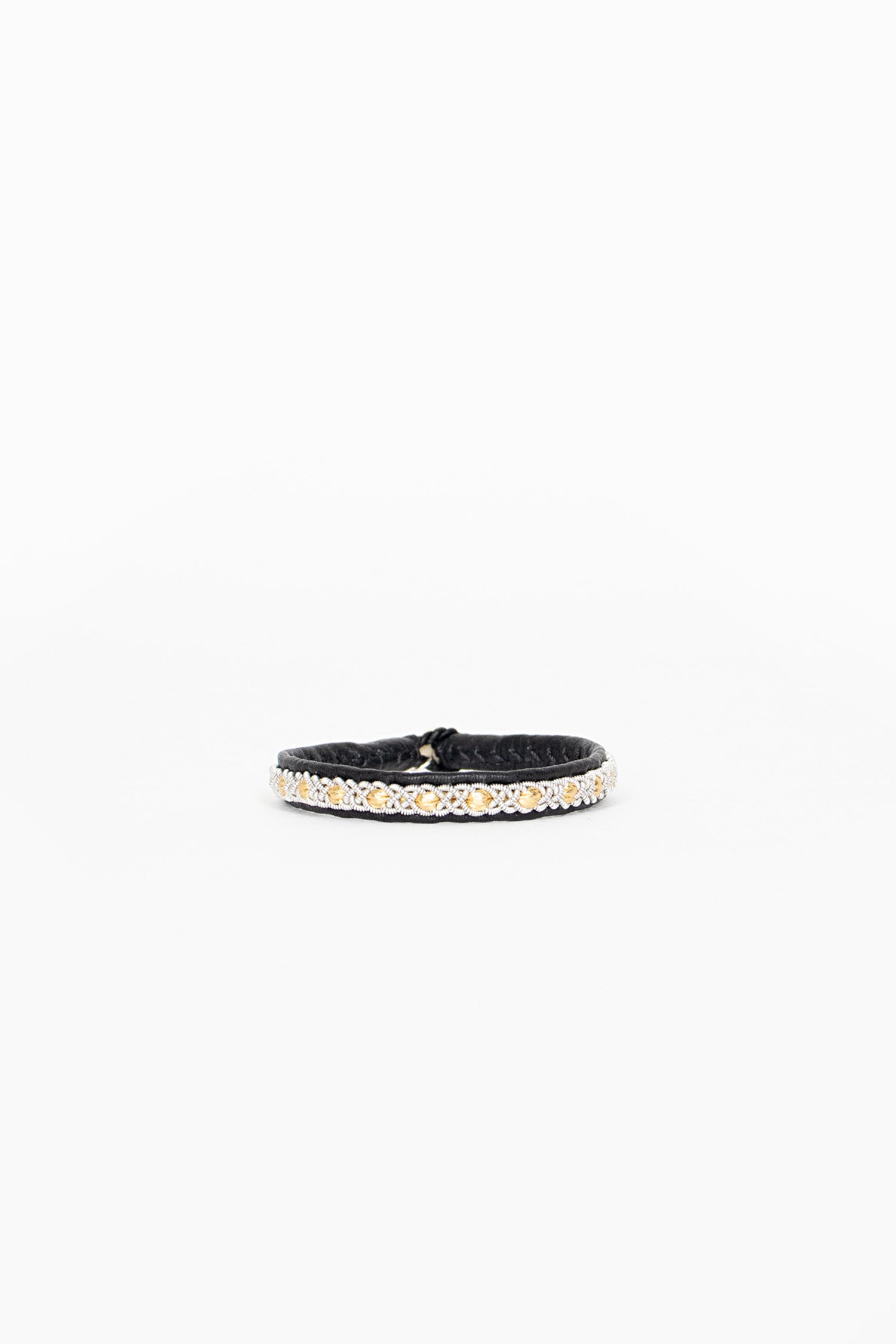 Black/Gold Hide A Bracelet 1