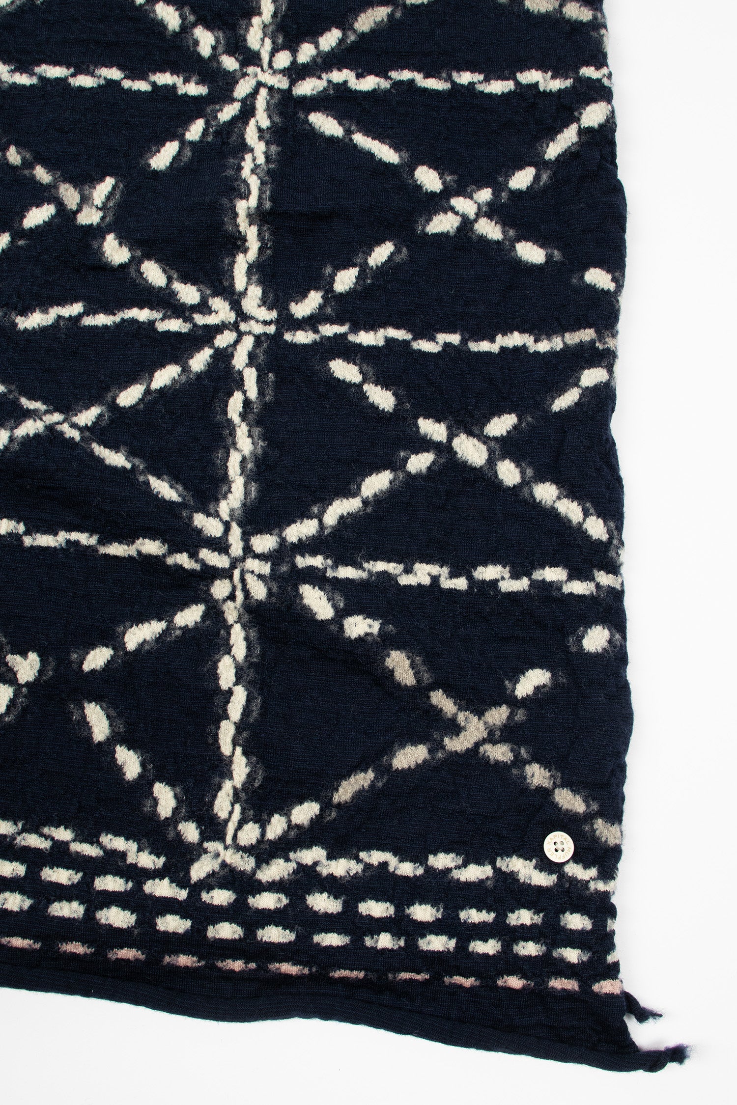 Sashiko Scarf Navy