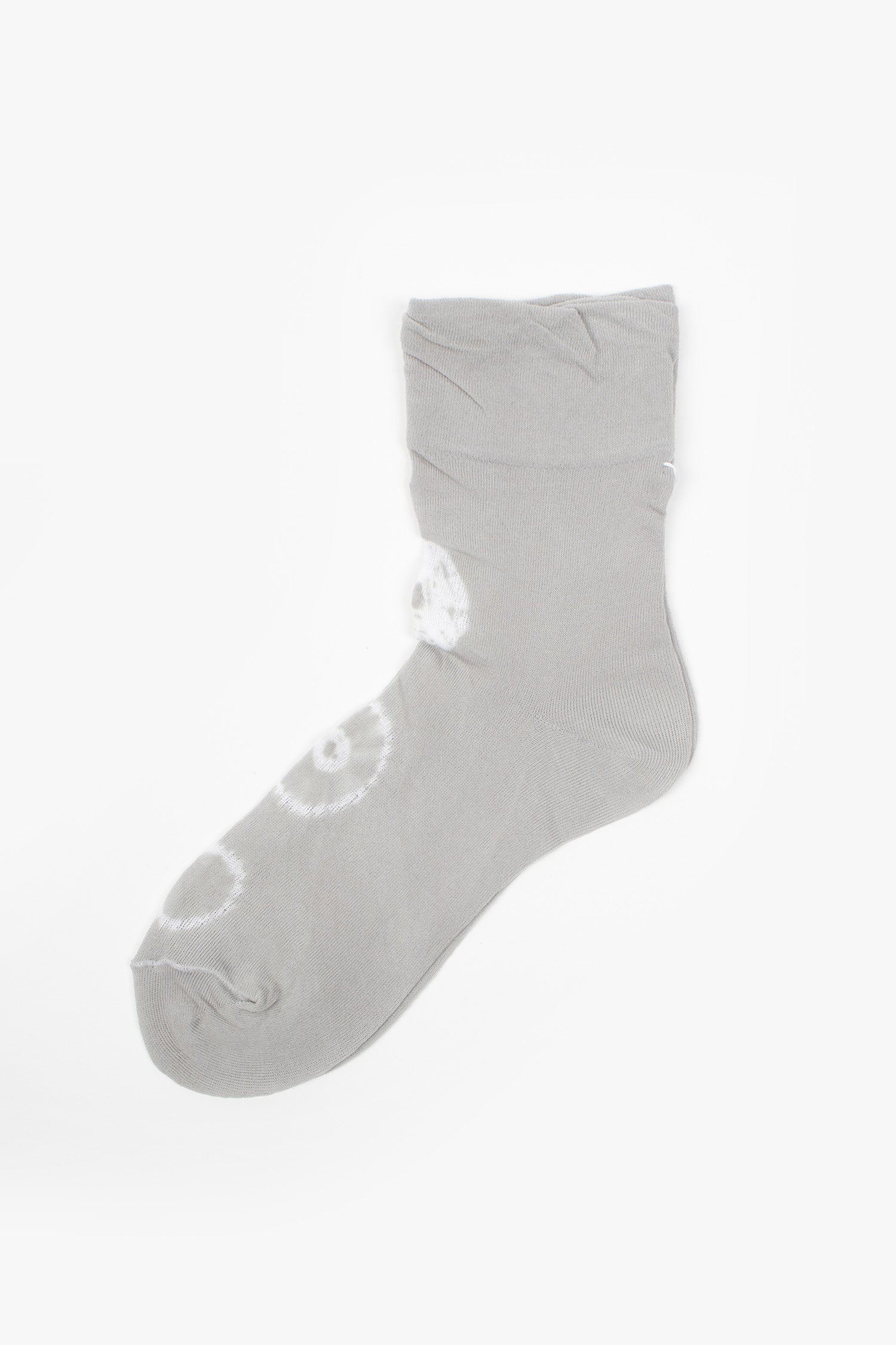 AS-228 Shibori Socks Light Grey