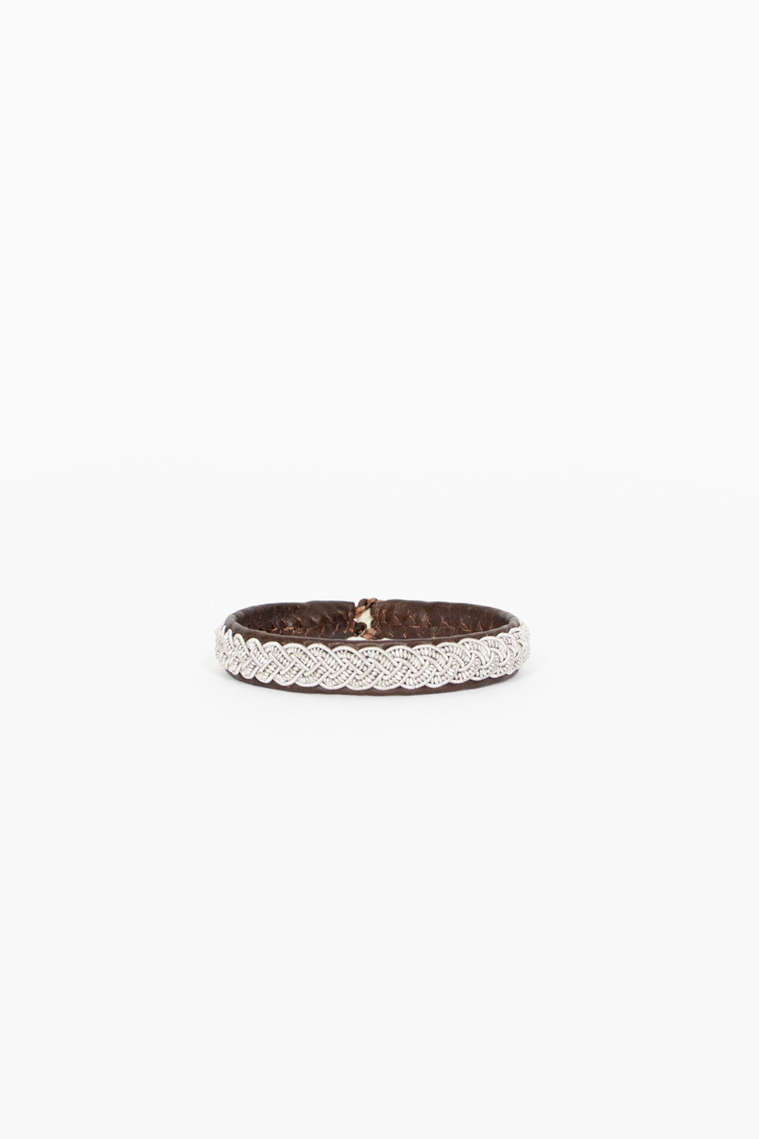 Unisex Ox Brown Hide B3 Bracelet