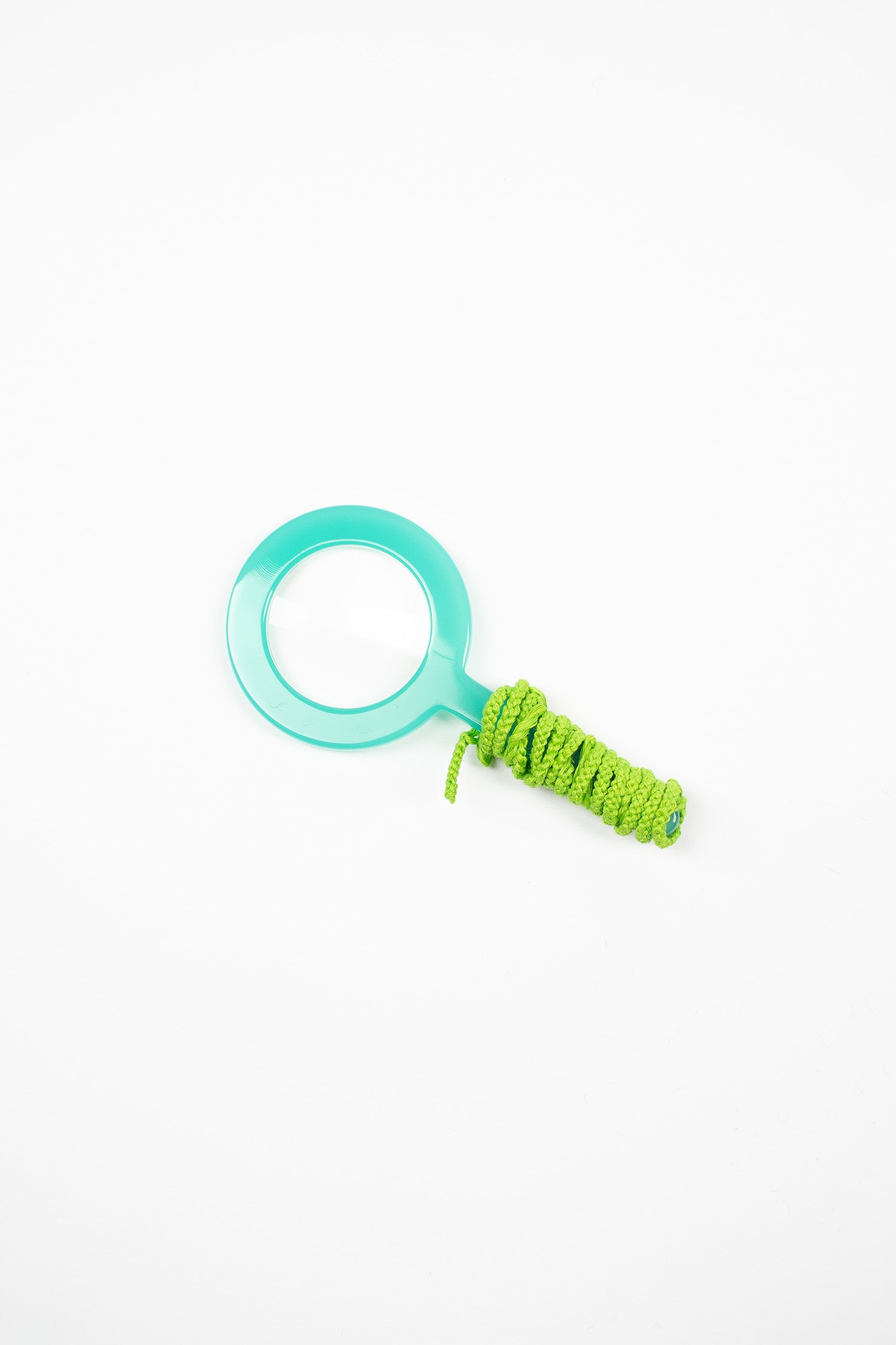 Magnifying Glass Pendant Aqua/Green