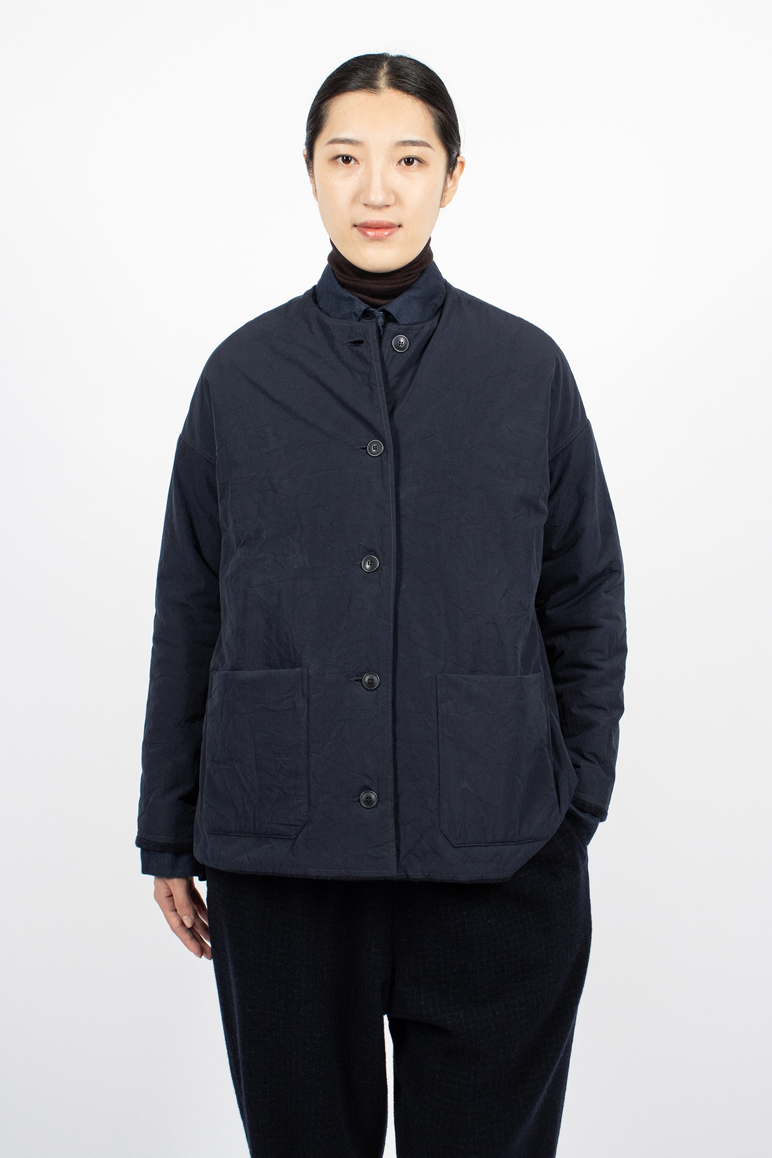 Julia Reversible Jacket Blue Check