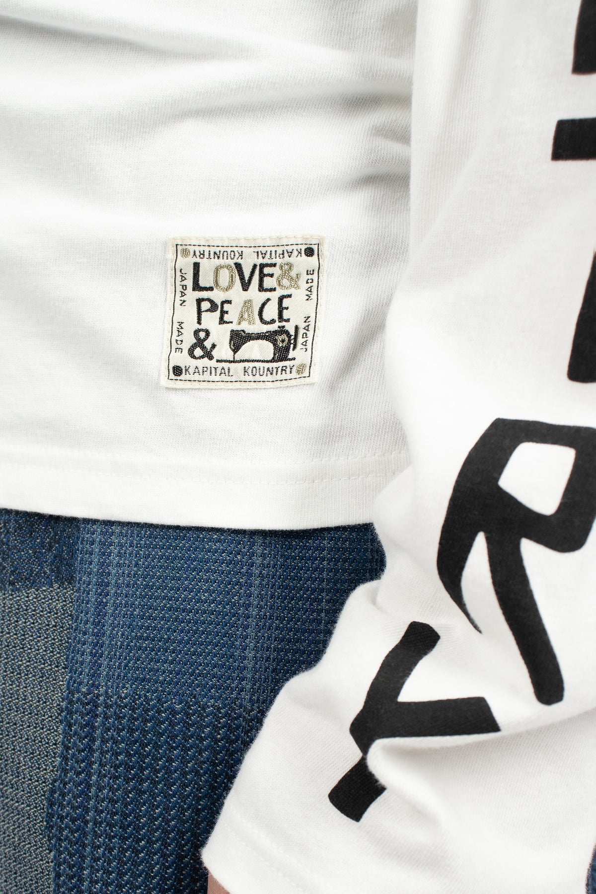 Jersey Peckish Kap L/S T-Shirt White/Yellow