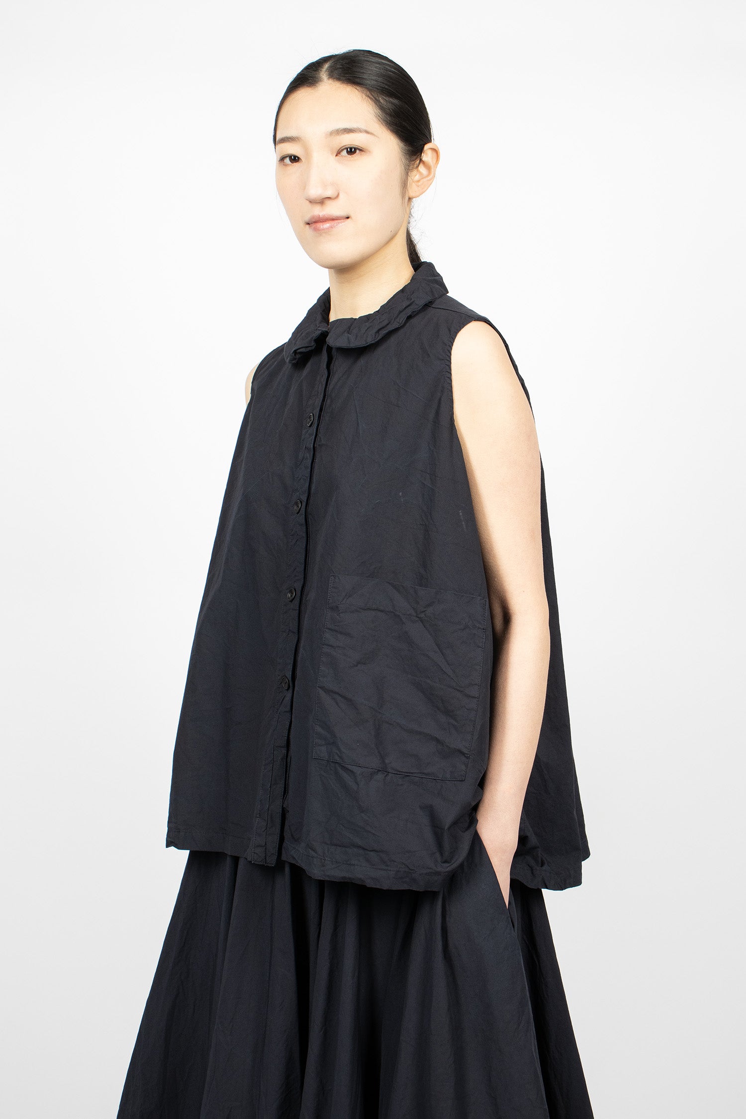NDTS Sleeveless Shirt Navy