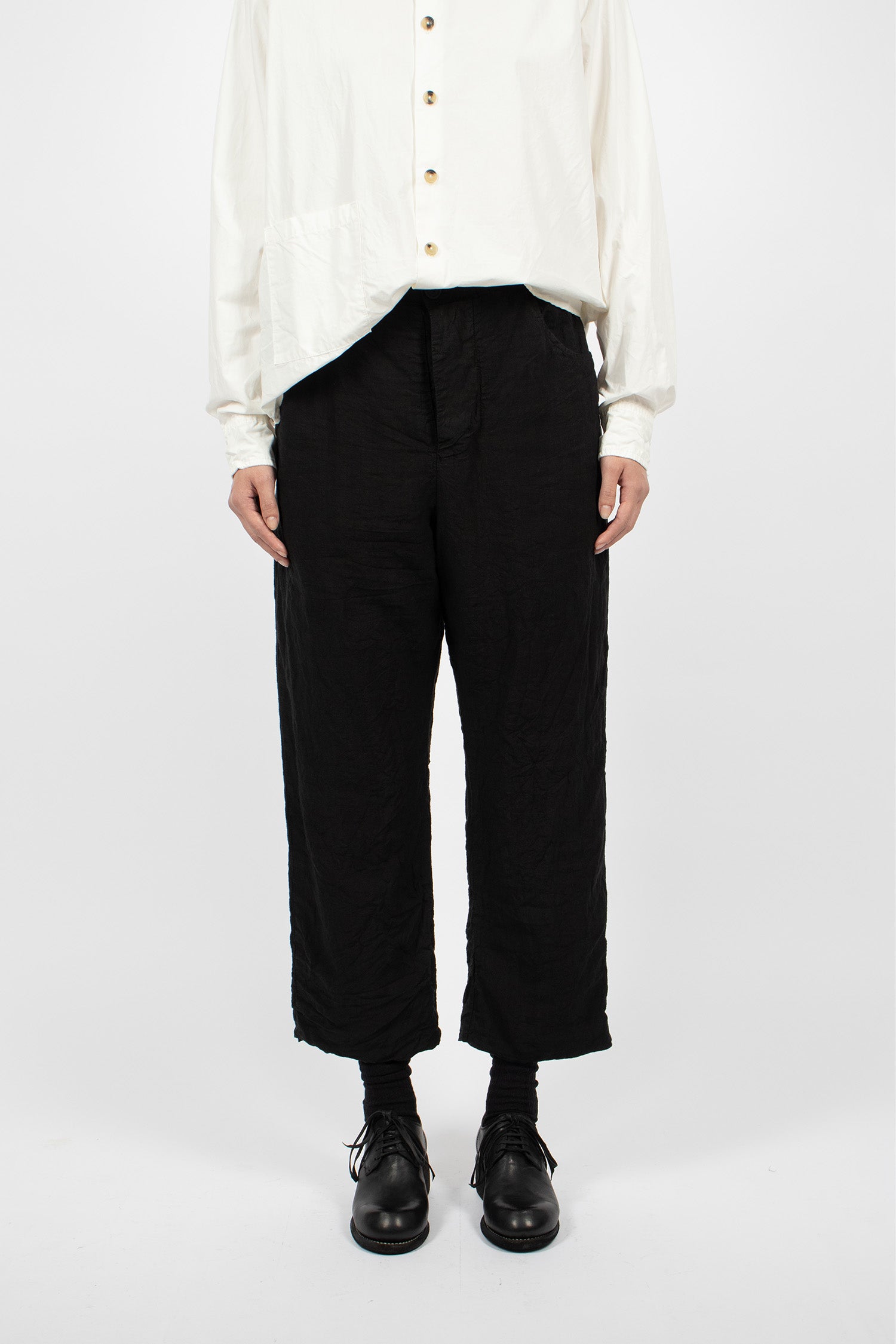 Rp Drawstring Trousers Black