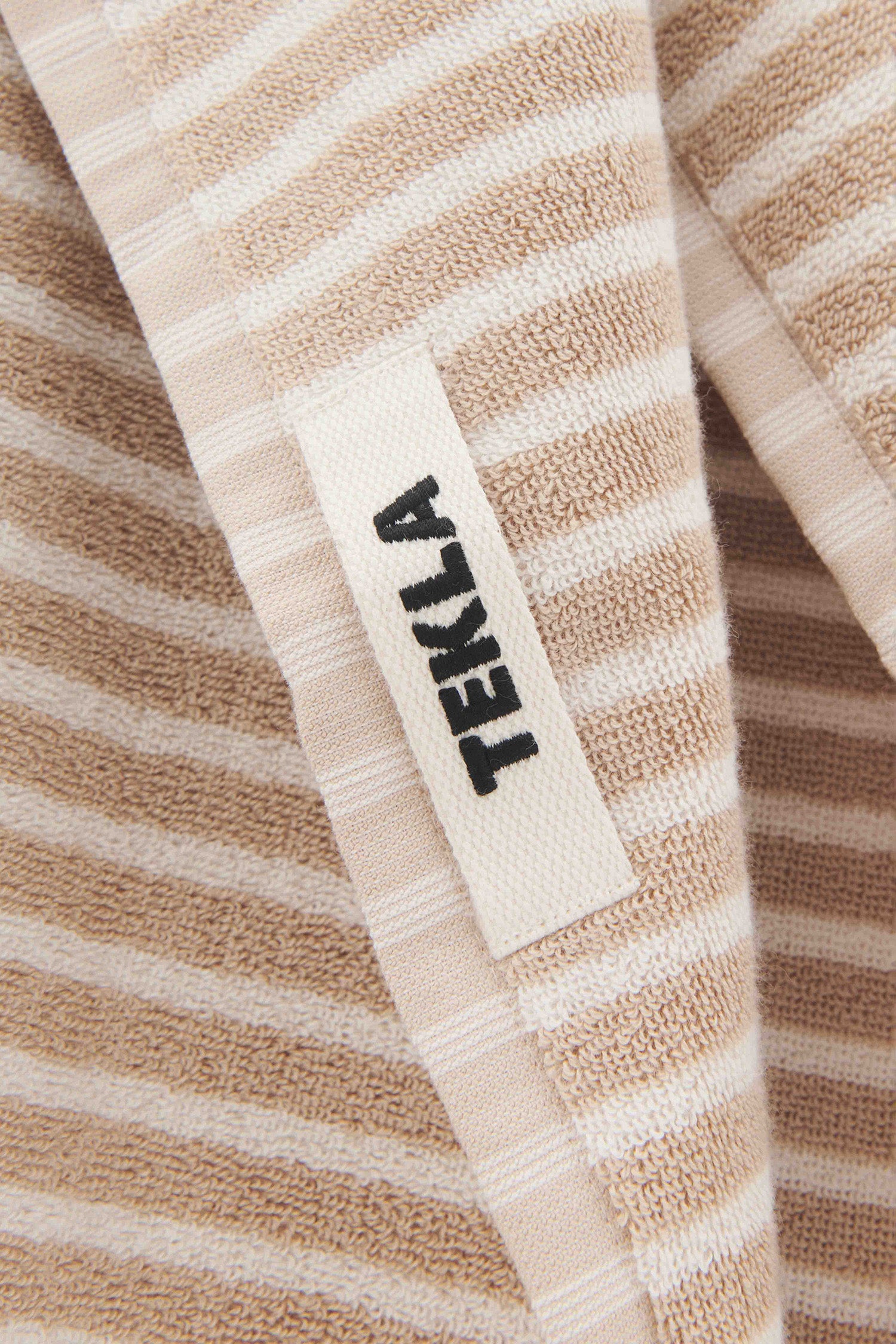Terry Guest Towel Ivory Stripe