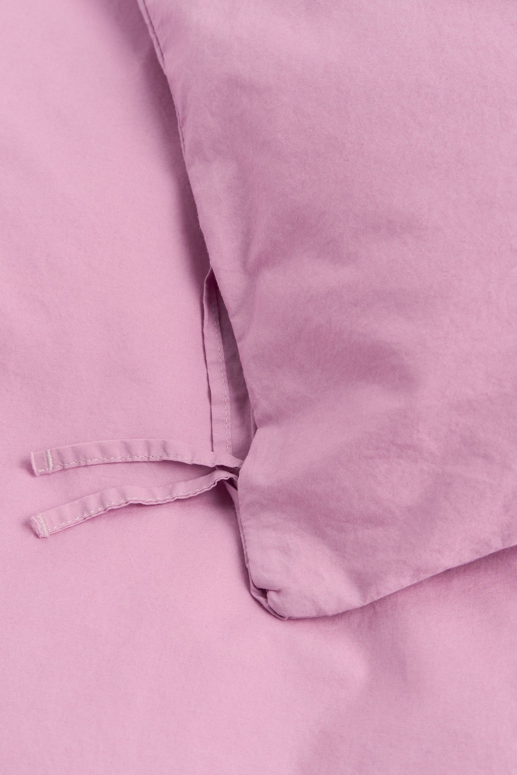 Percale Double Duvet Cover Mallow Pink