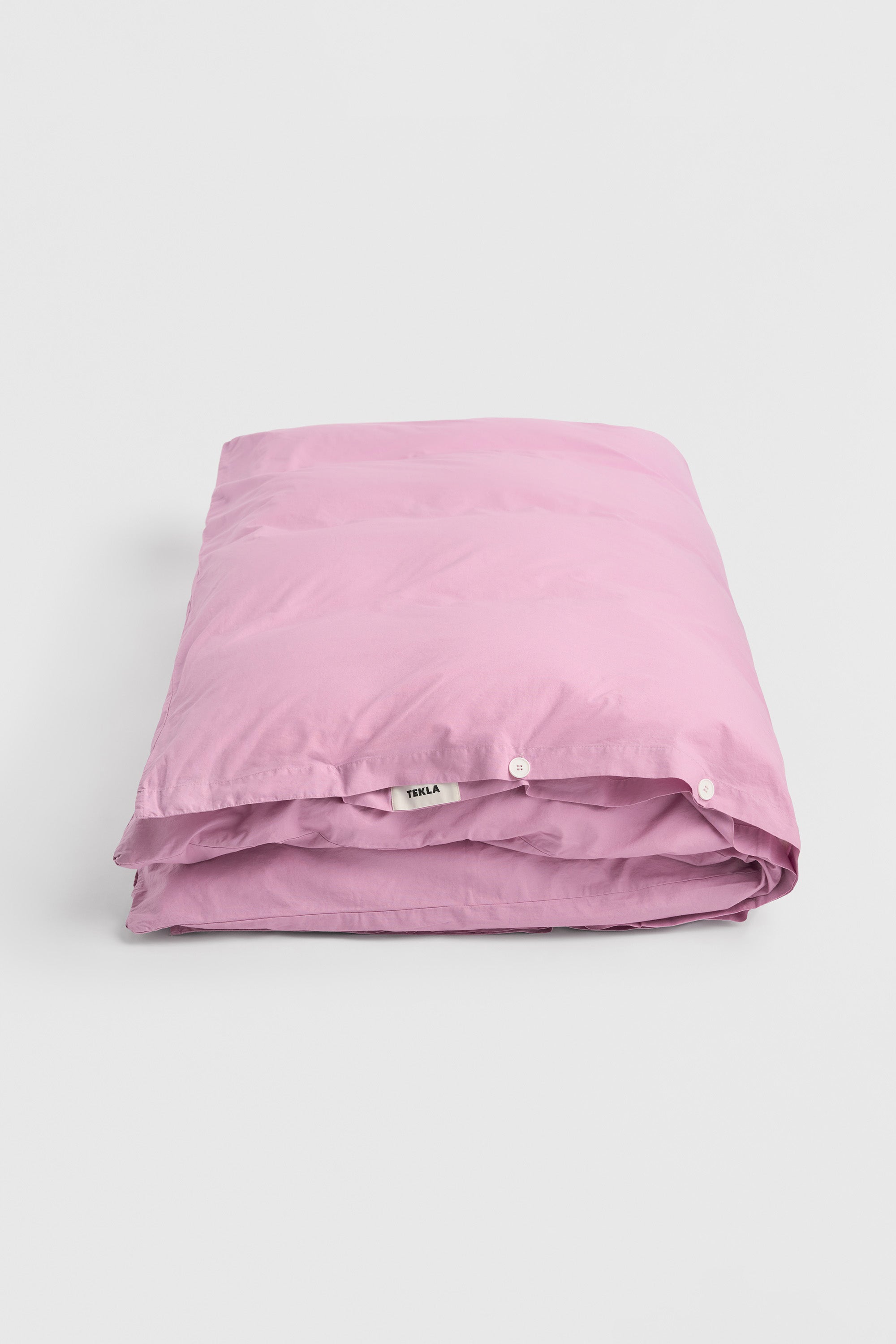 Percale King Duvet Cover Mallow Pink