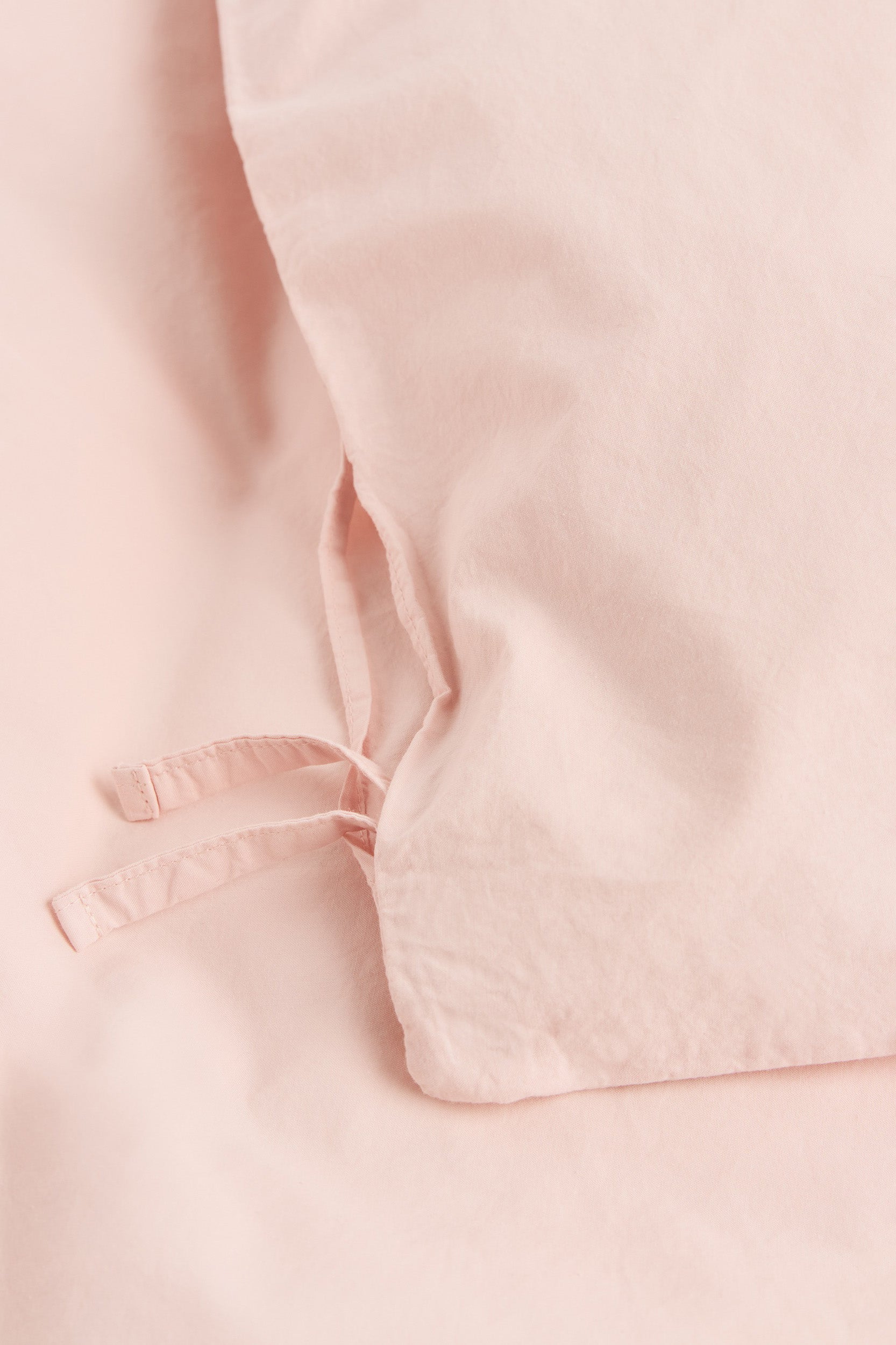 Percale Double Duvet Cover Petal Pink