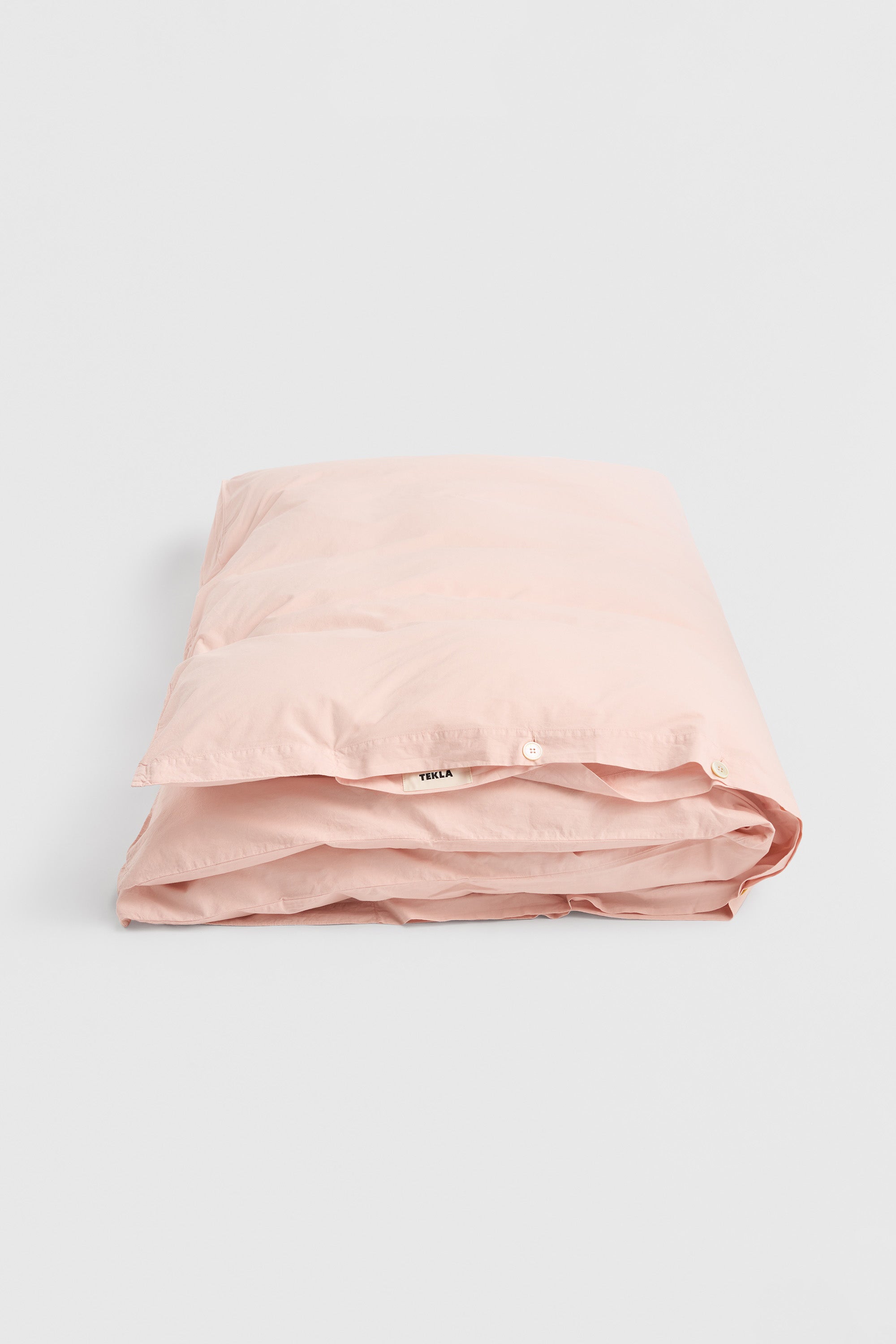 Percale Double Duvet Cover Petal Pink