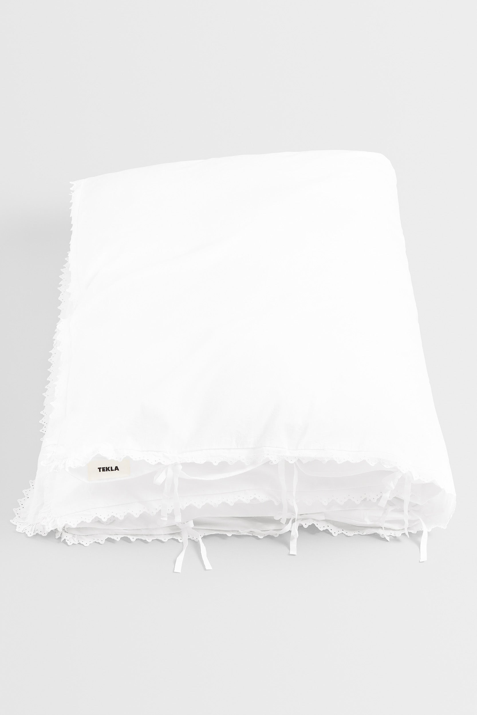 Broderie Anglaise Anaïs Double Duvet Cover Broken White