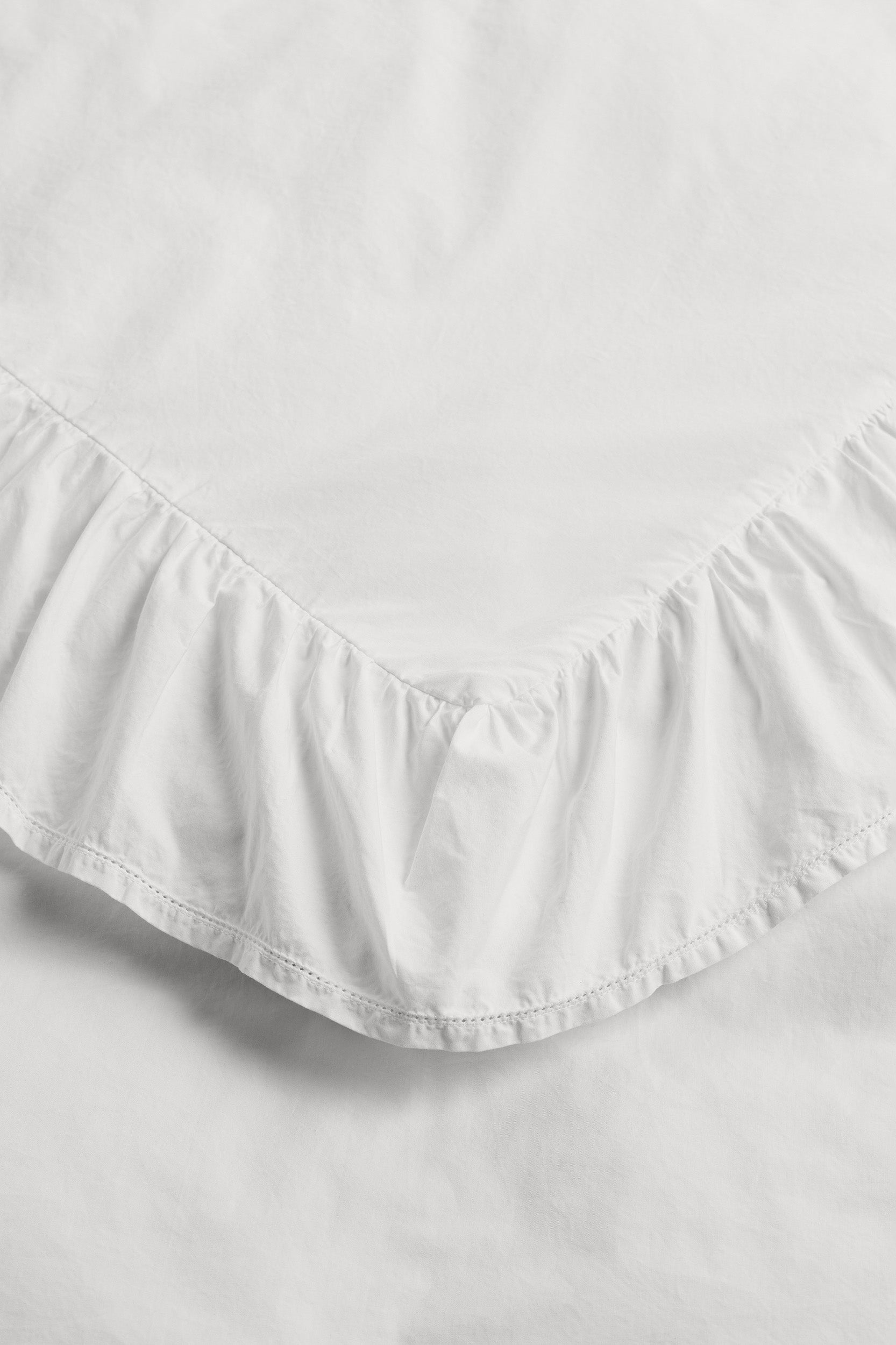 Broderie Anglaise Elodie Double Duvet Cover Broken White