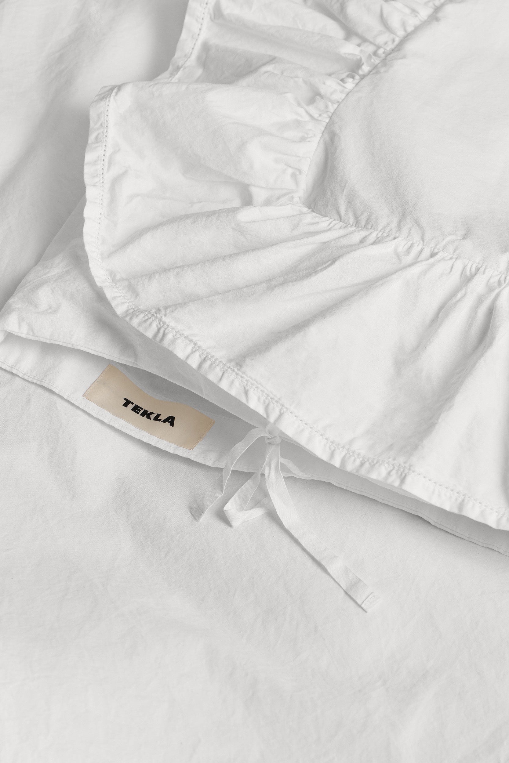 Broderie Anglaise Elodie Double Duvet Cover Broken White