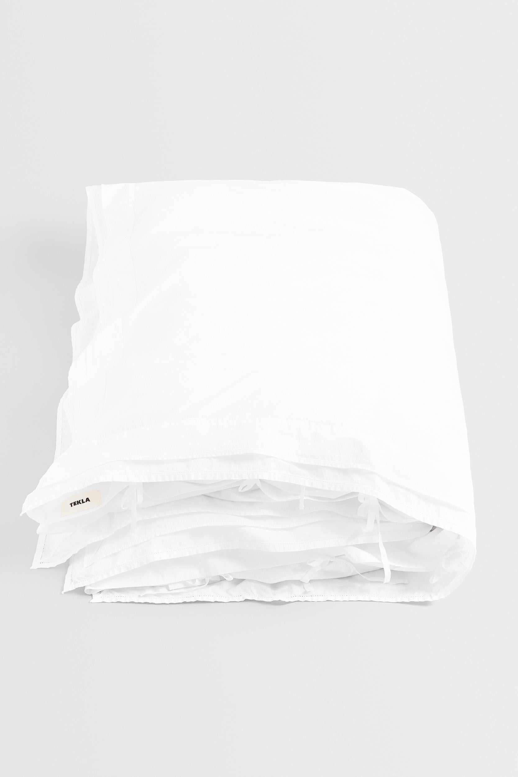 Broderie Anglaise Perle Double Duvet Cover Broken White