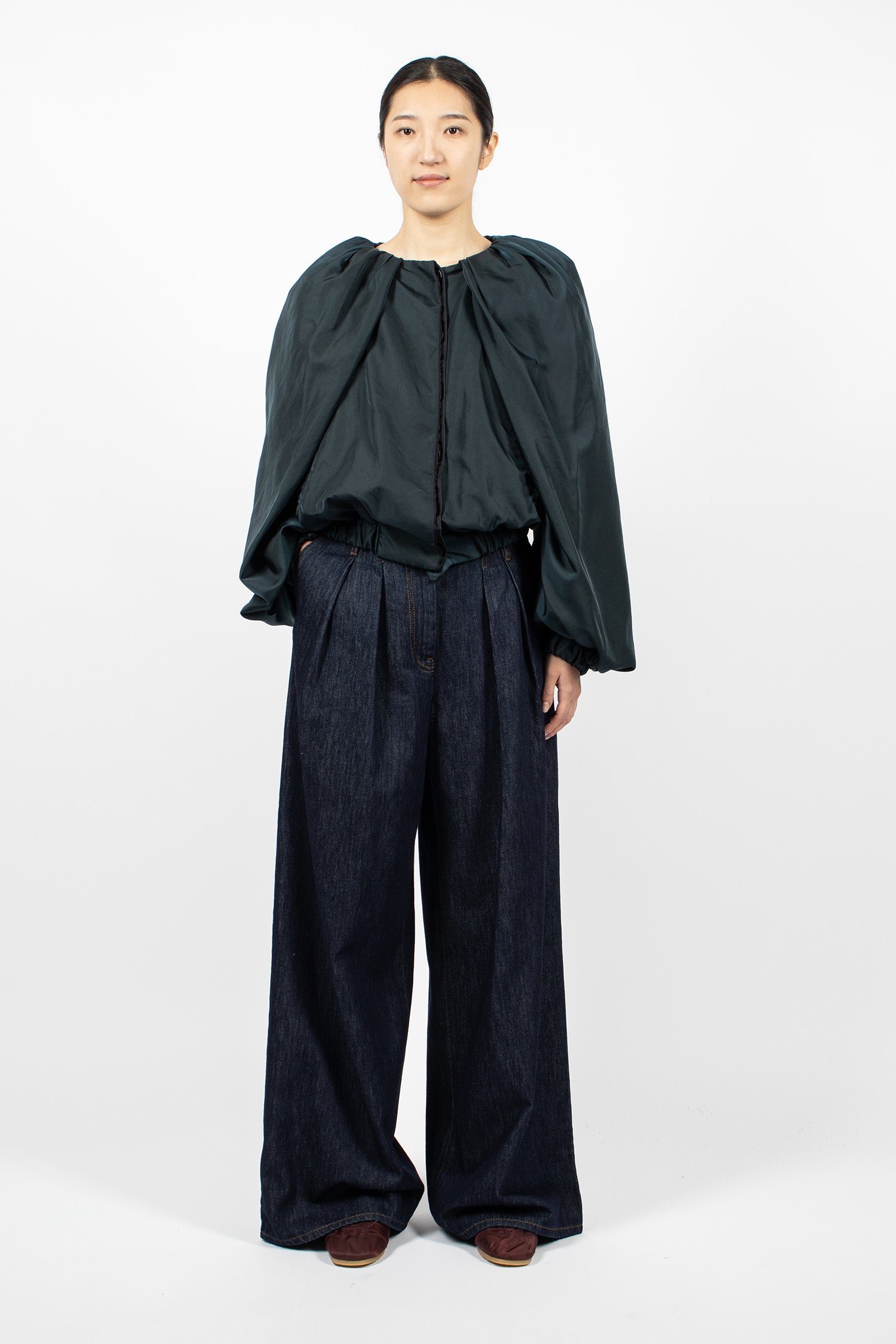 Constructed Jacket Petrol