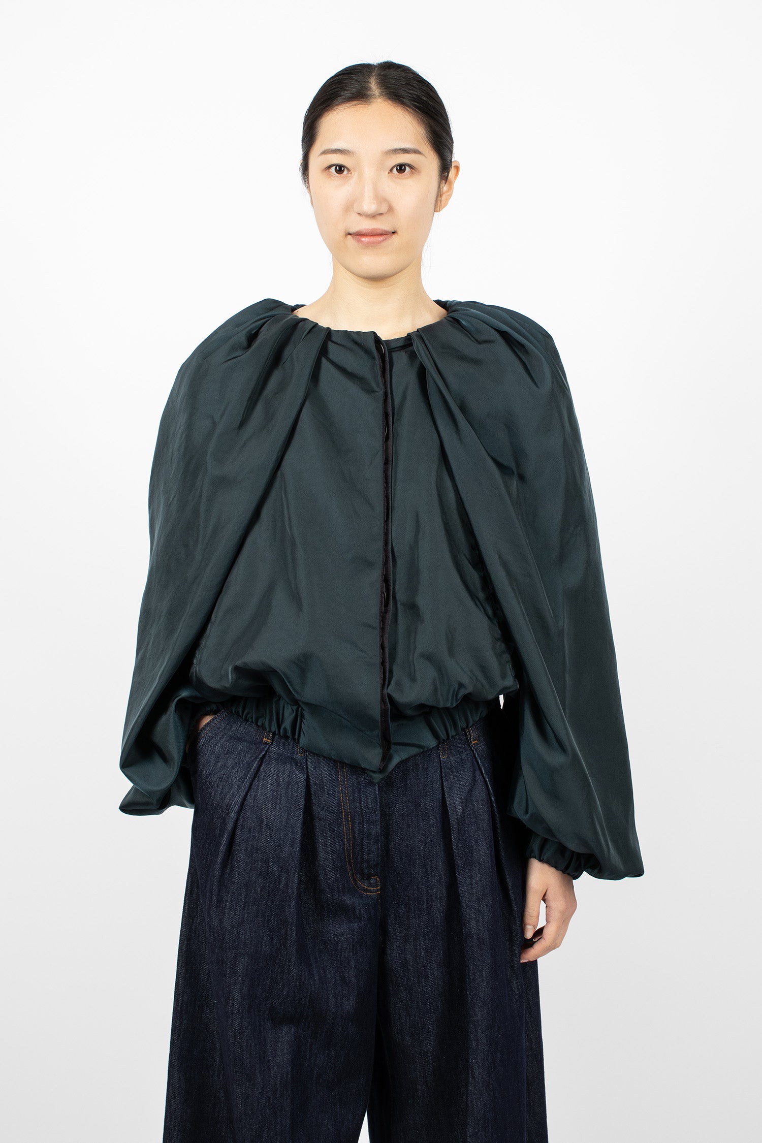 Constructed Jacket Petrol