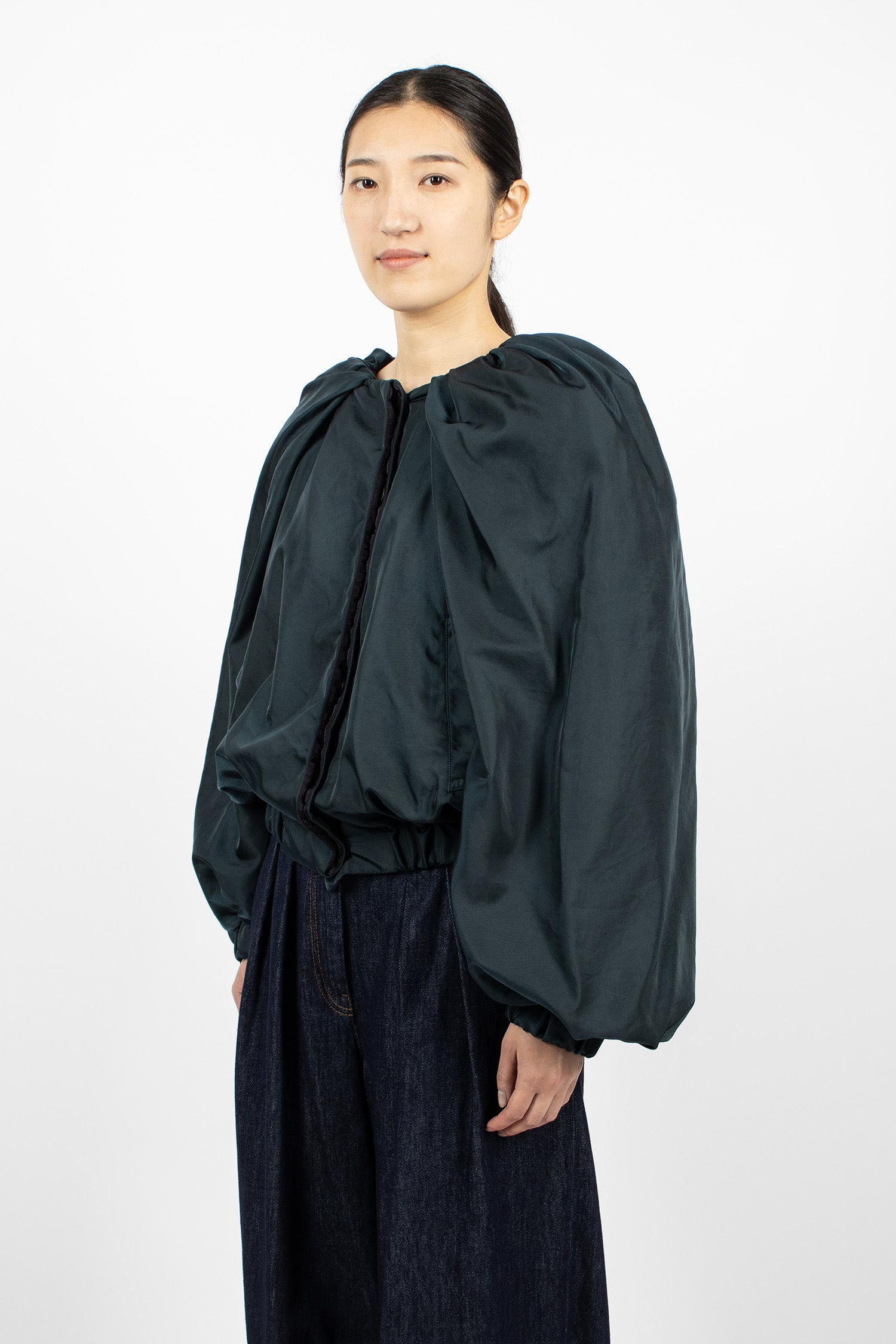 Constructed Jacket Petrol