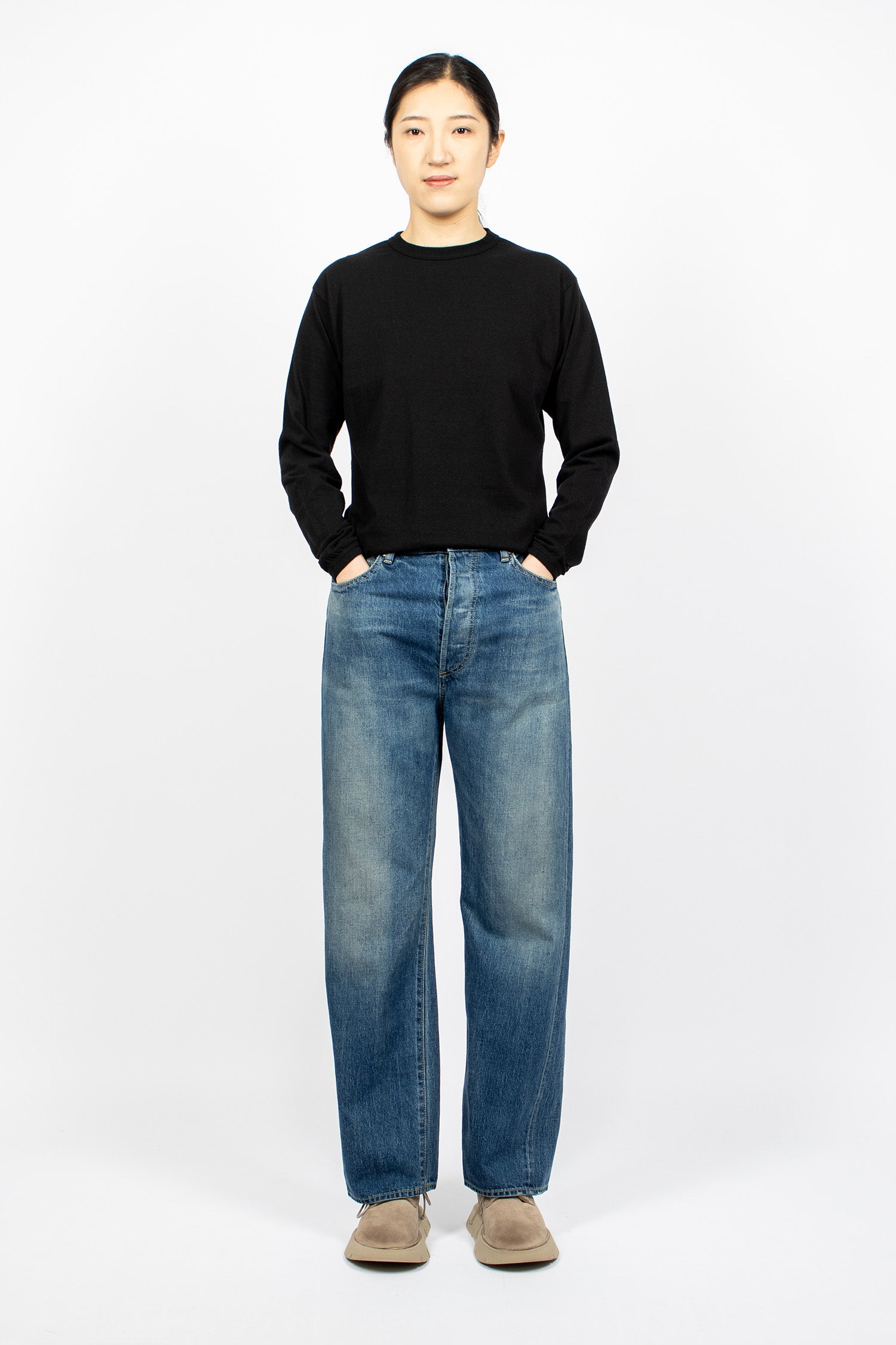 WP04 Selvedge Monroe Jean Medium Wash