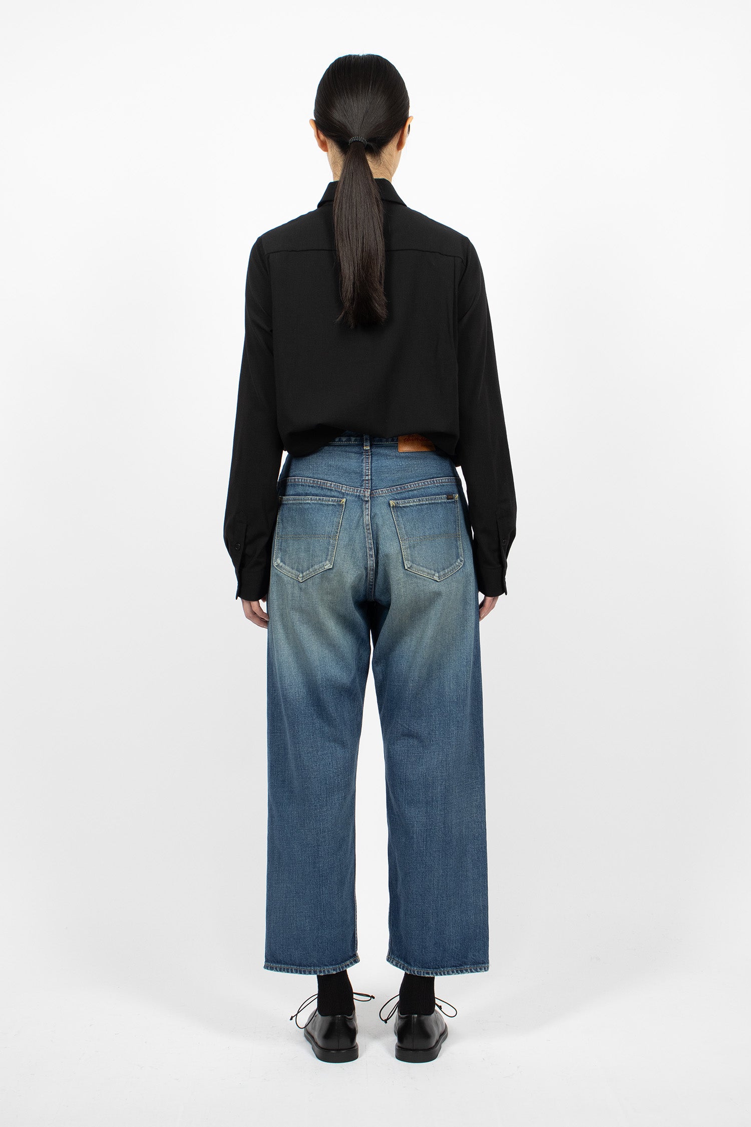 WP12 Selvedge Ranch Jean Dark Wash