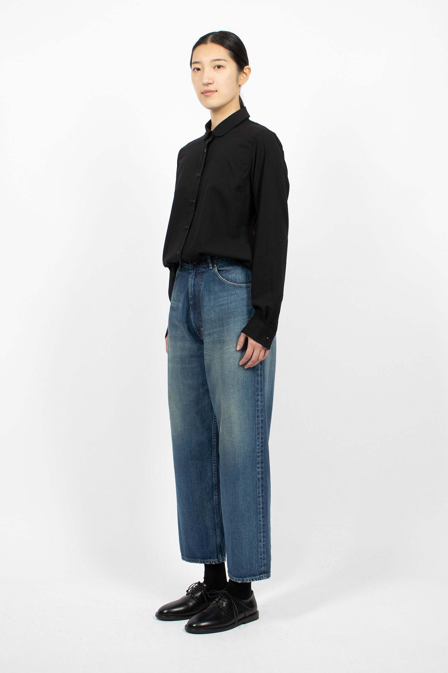 WP12 Selvedge Ranch Jean Dark Wash