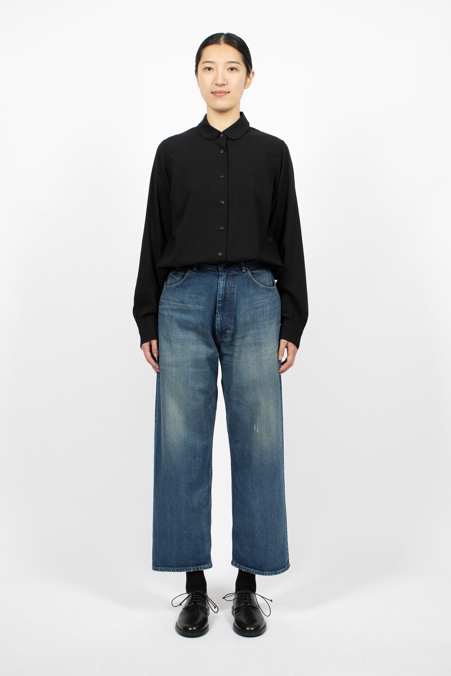 WP12 Selvedge Ranch Jean Dark Wash