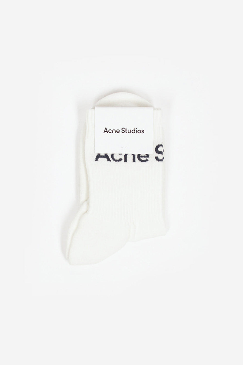 Logo Ankle Socks White