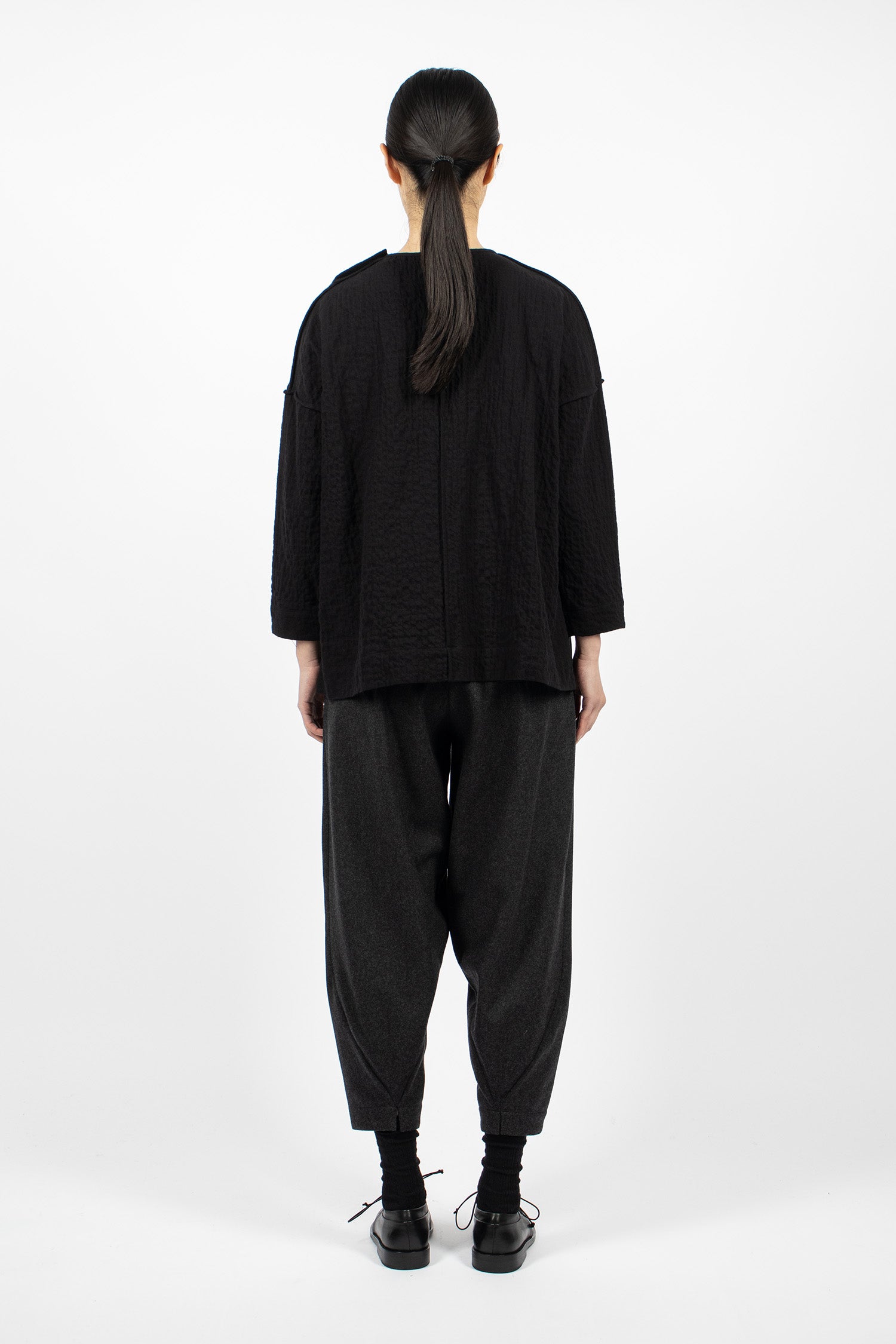 The Acrobat Trousers Charcoal Flannel