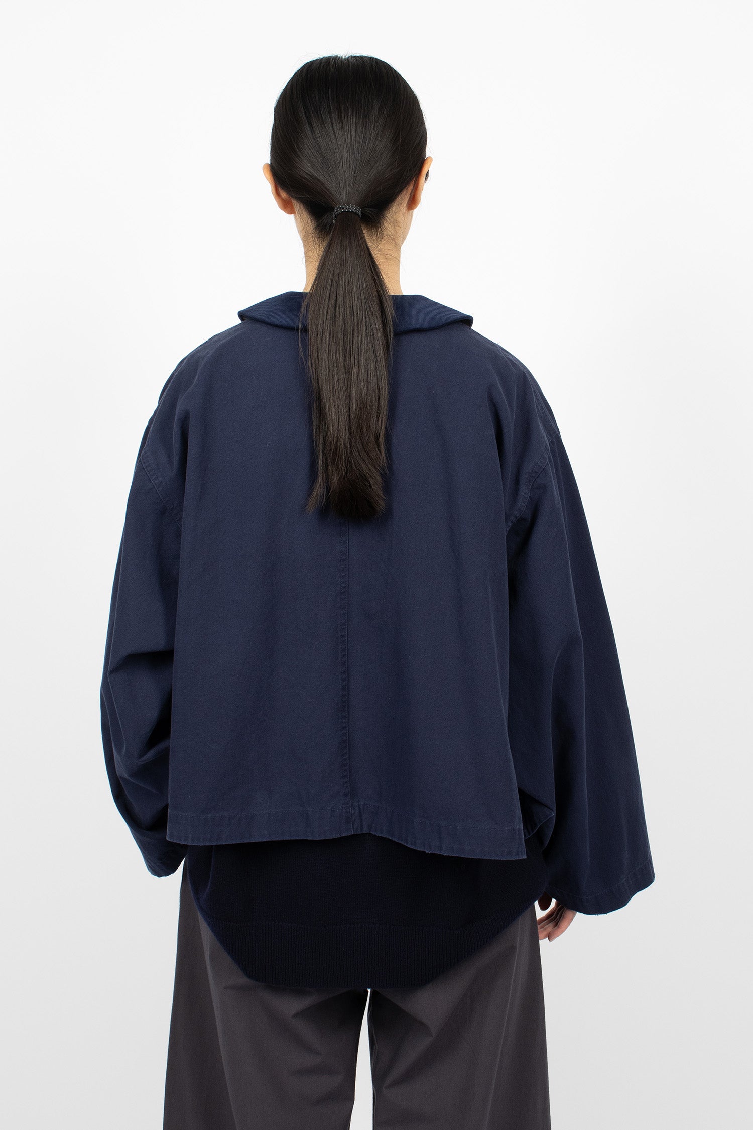 Ange Short Coat Navy