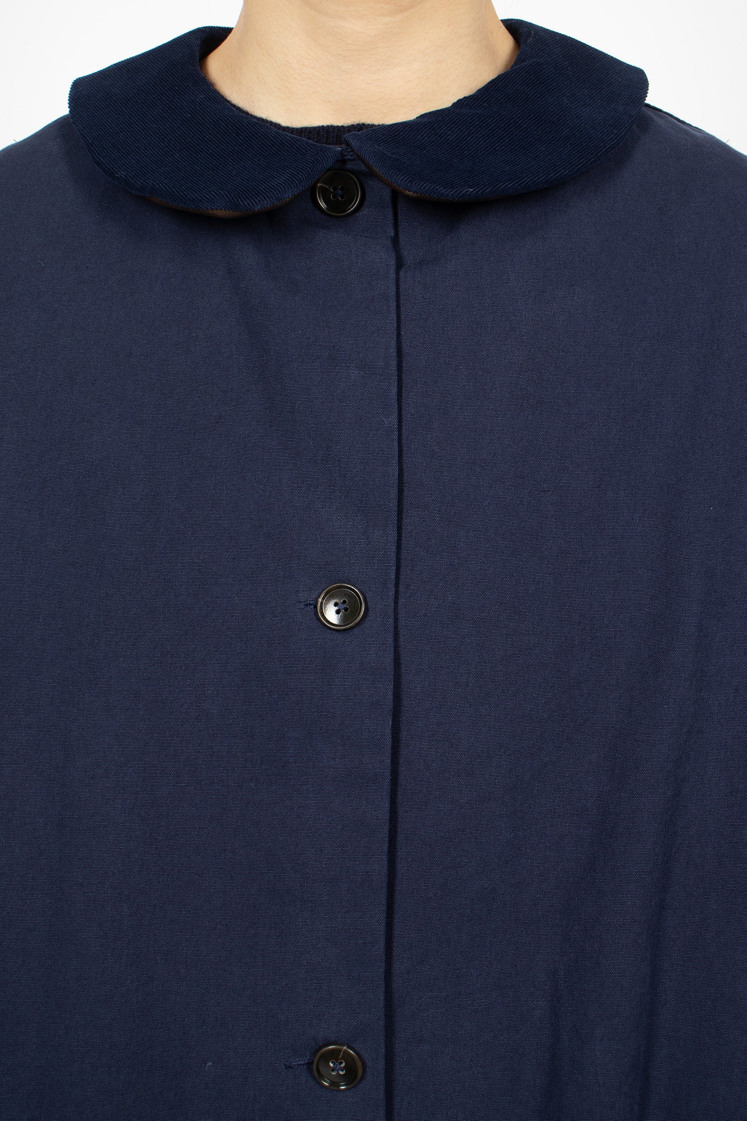 Ange Short Coat Navy