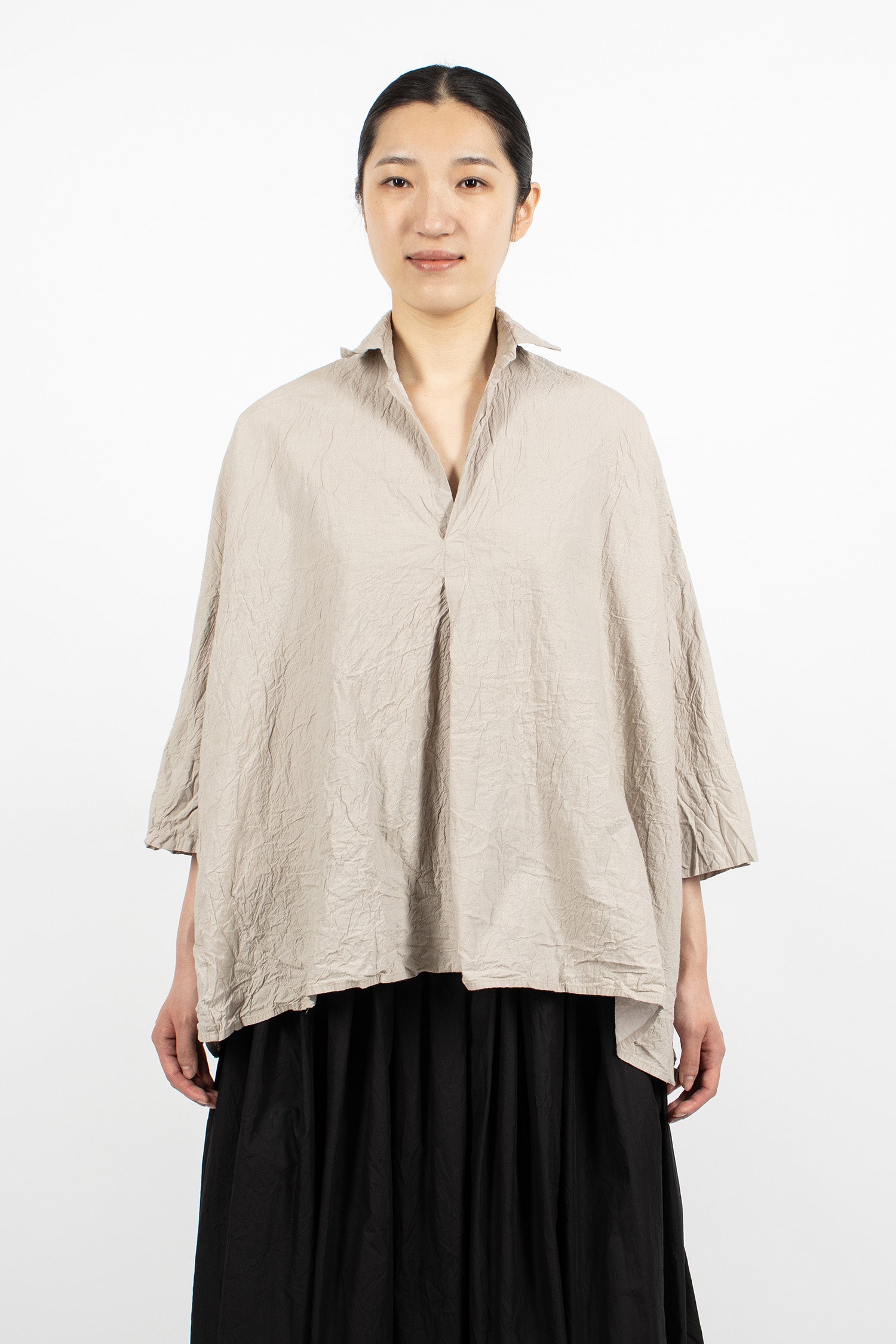 Lamponè Reversible Shirt Natural