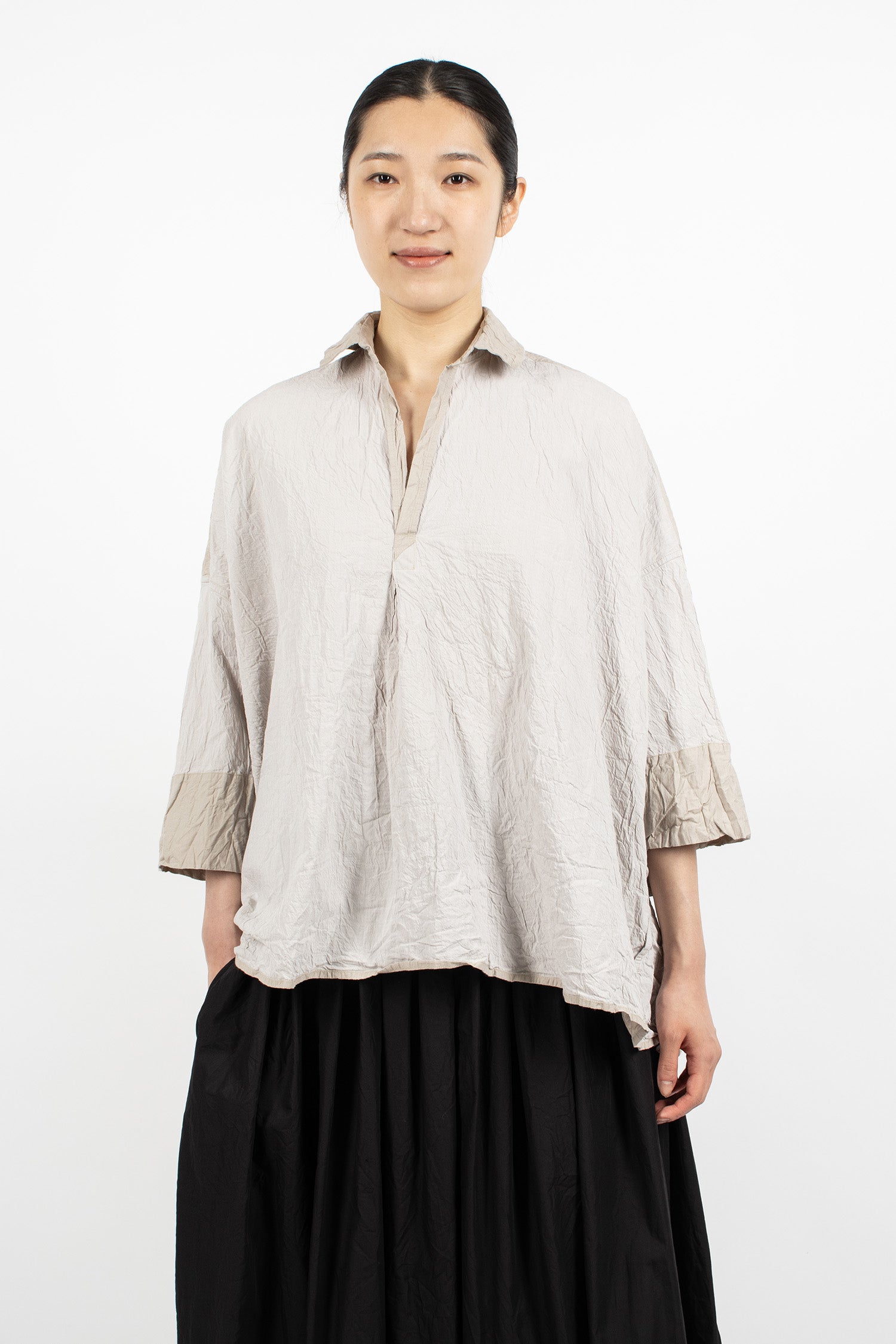 Lamponè Reversible Shirt Natural