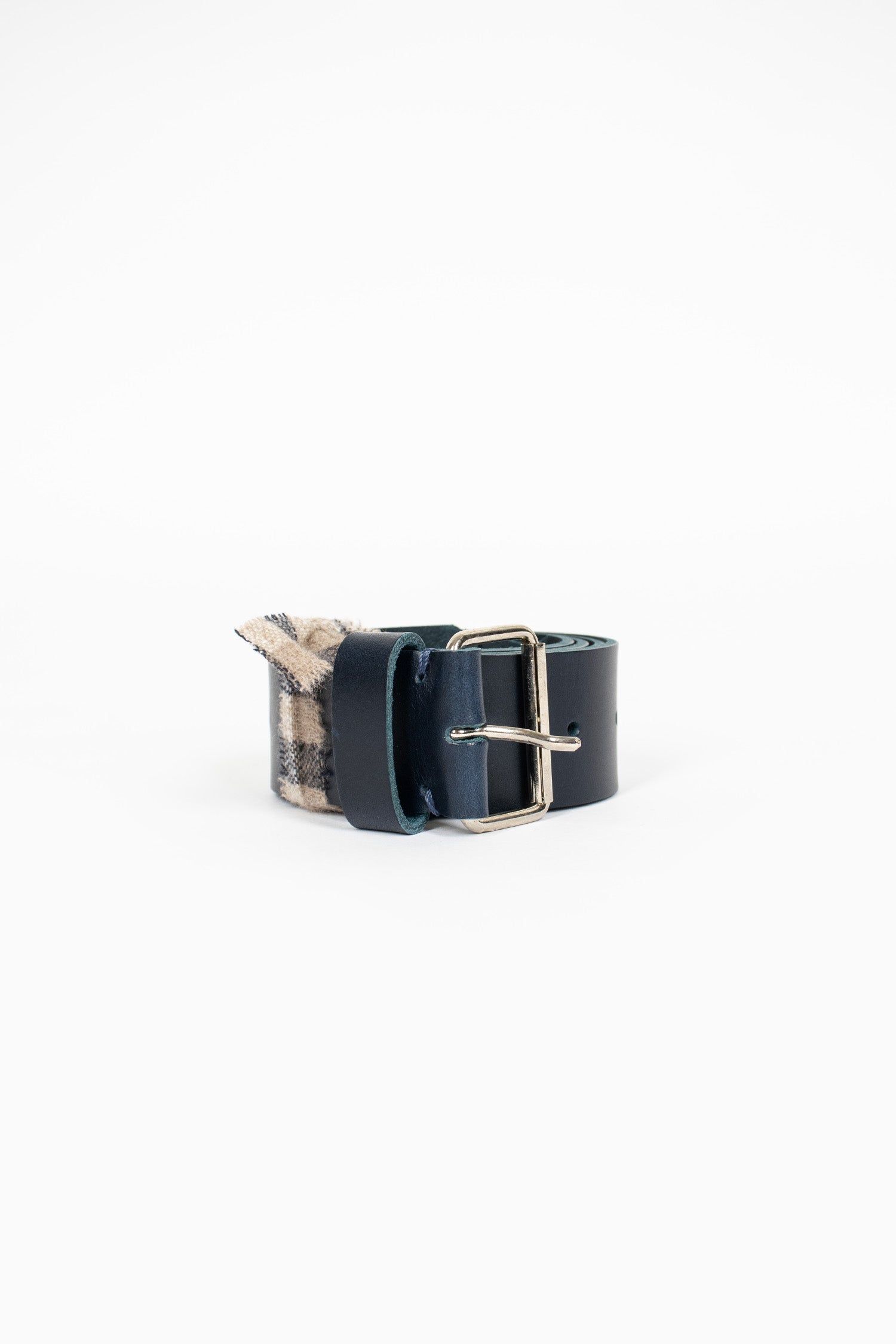 Juniper Unlined Belt Dark Blue