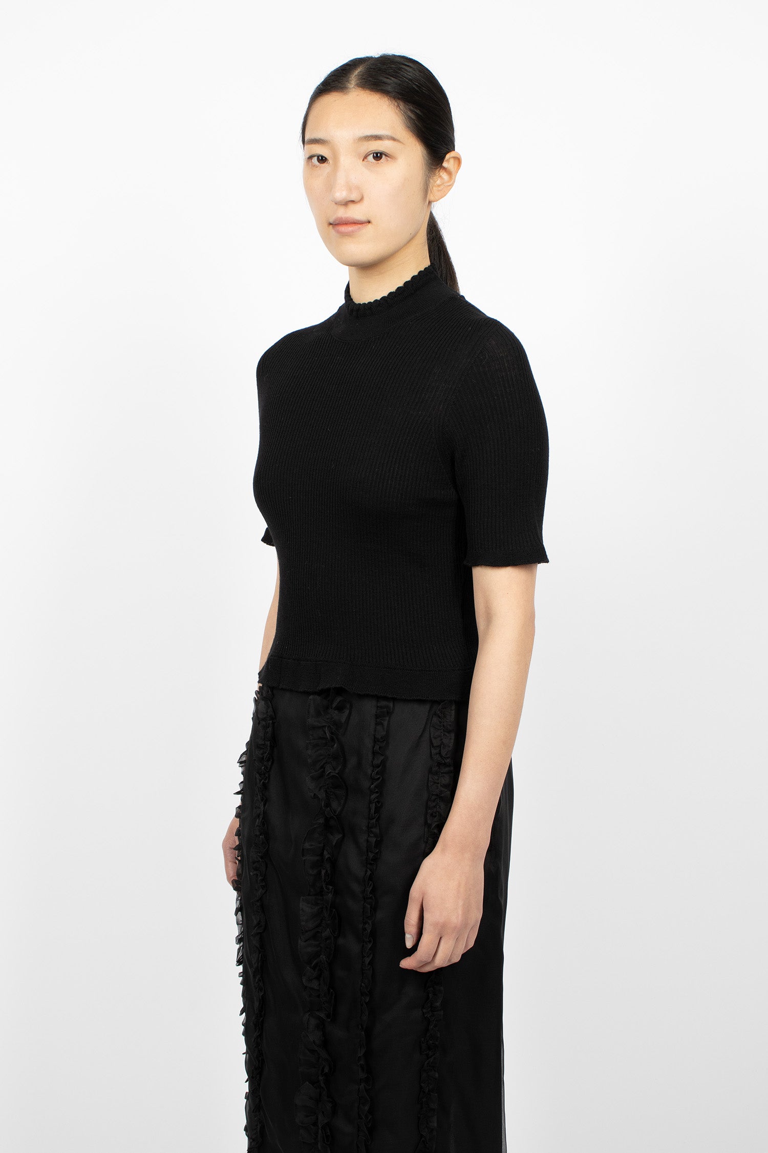 Bentley Knit Top Black